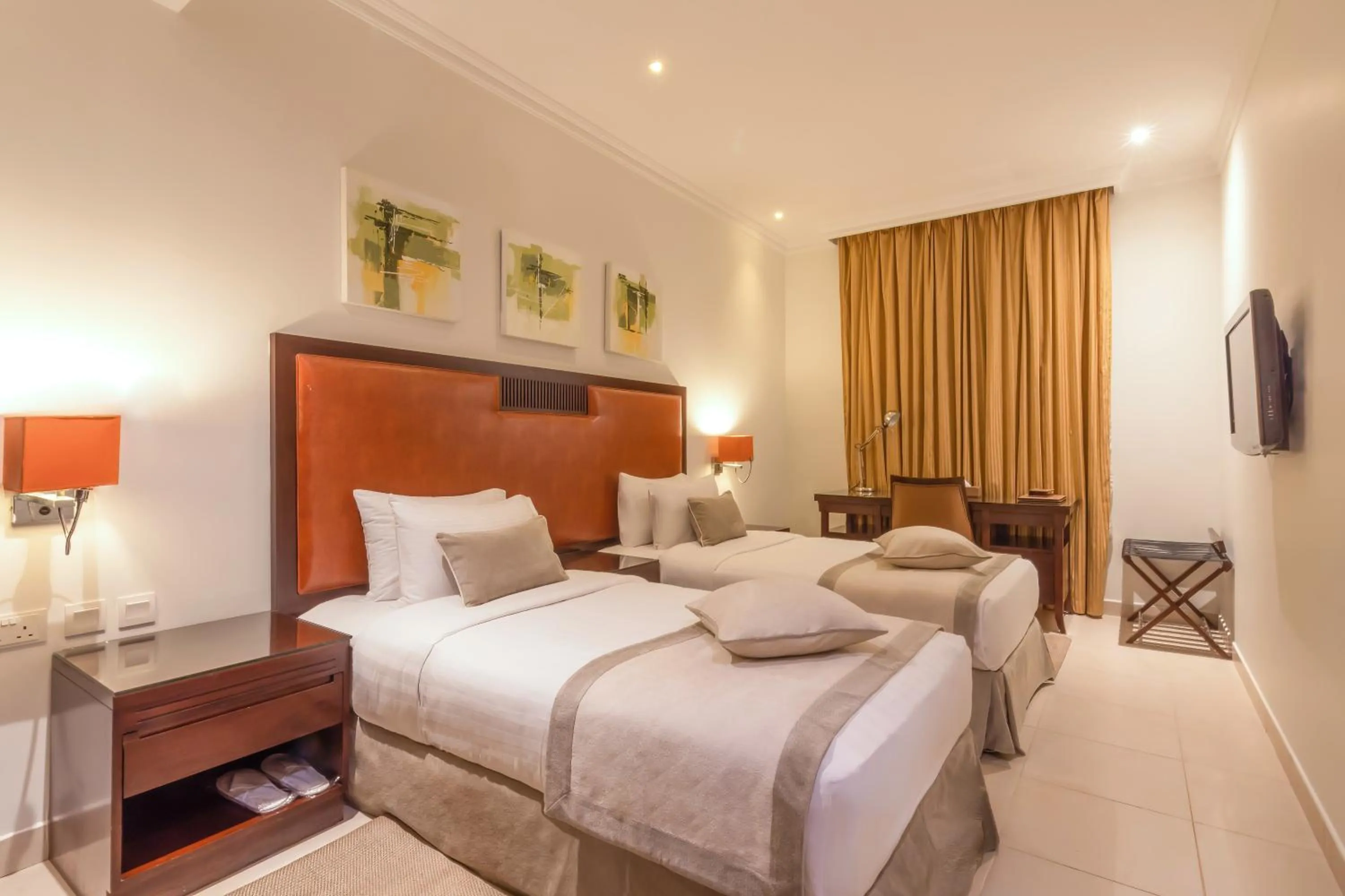Bed in Corp Executive Hotel Doha Suites