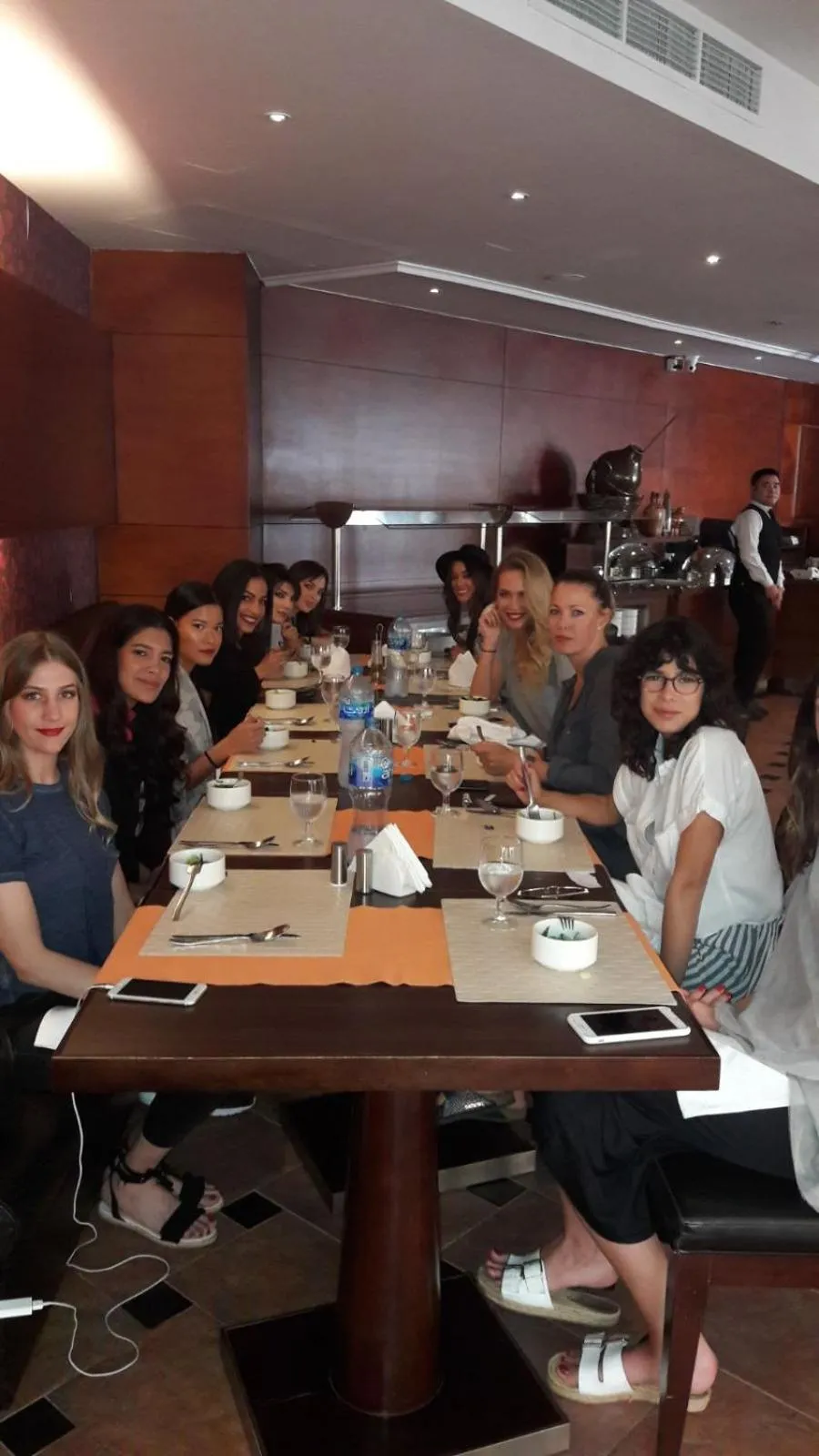 American breakfast in Corp Executive Hotel Doha Suites