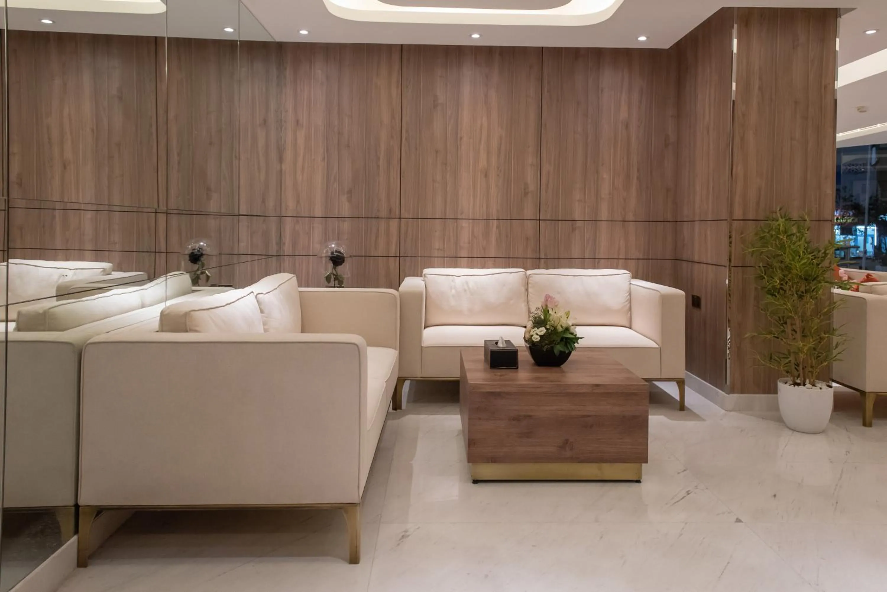 Living room in Corp Executive Hotel Doha Suites