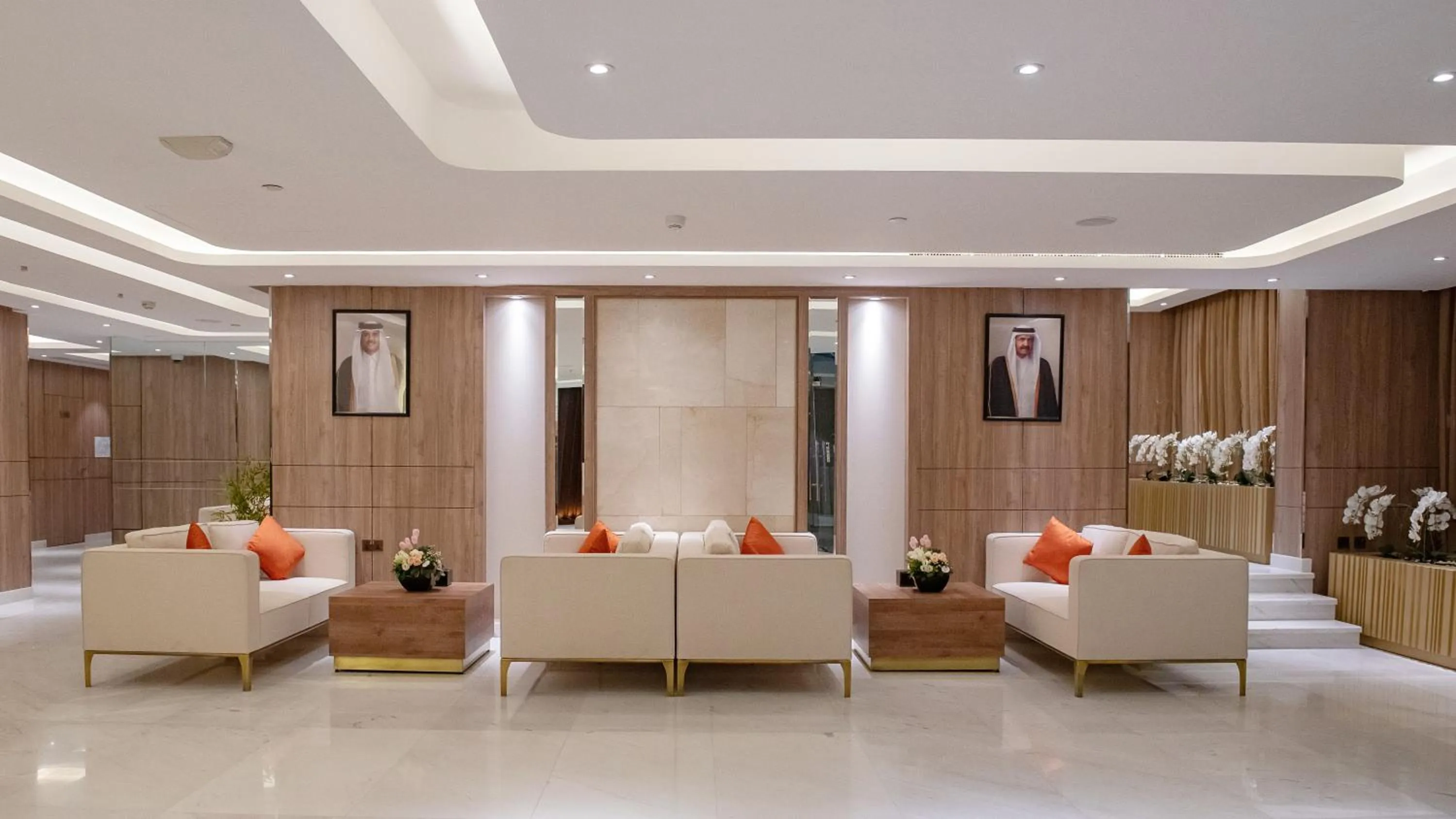 Seating area in Corp Executive Hotel Doha Suites