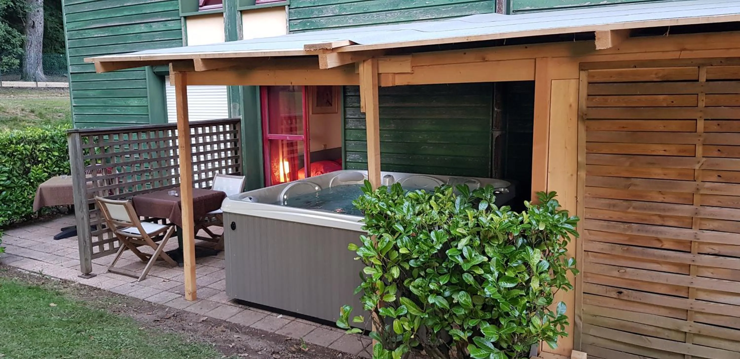 Garden view in Le Pavillon