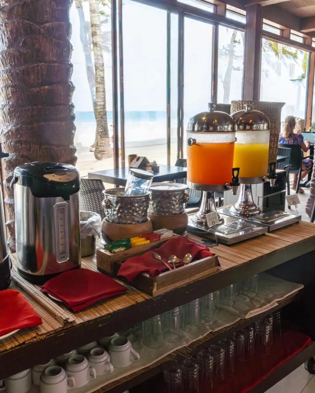 Buffet breakfast in Red Coconut Beach Hotel Boracay