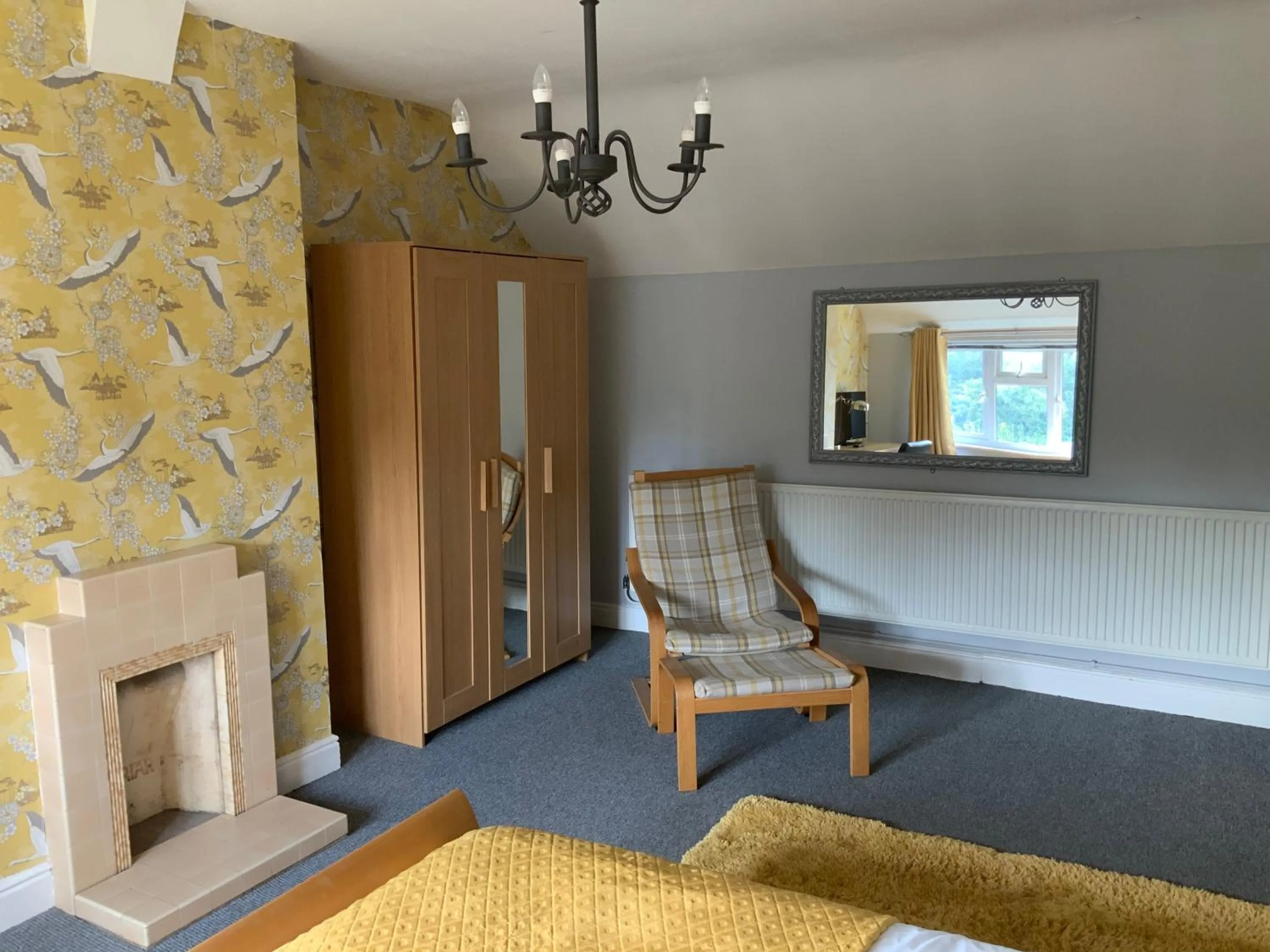 Bedroom in Mackworth House Farm