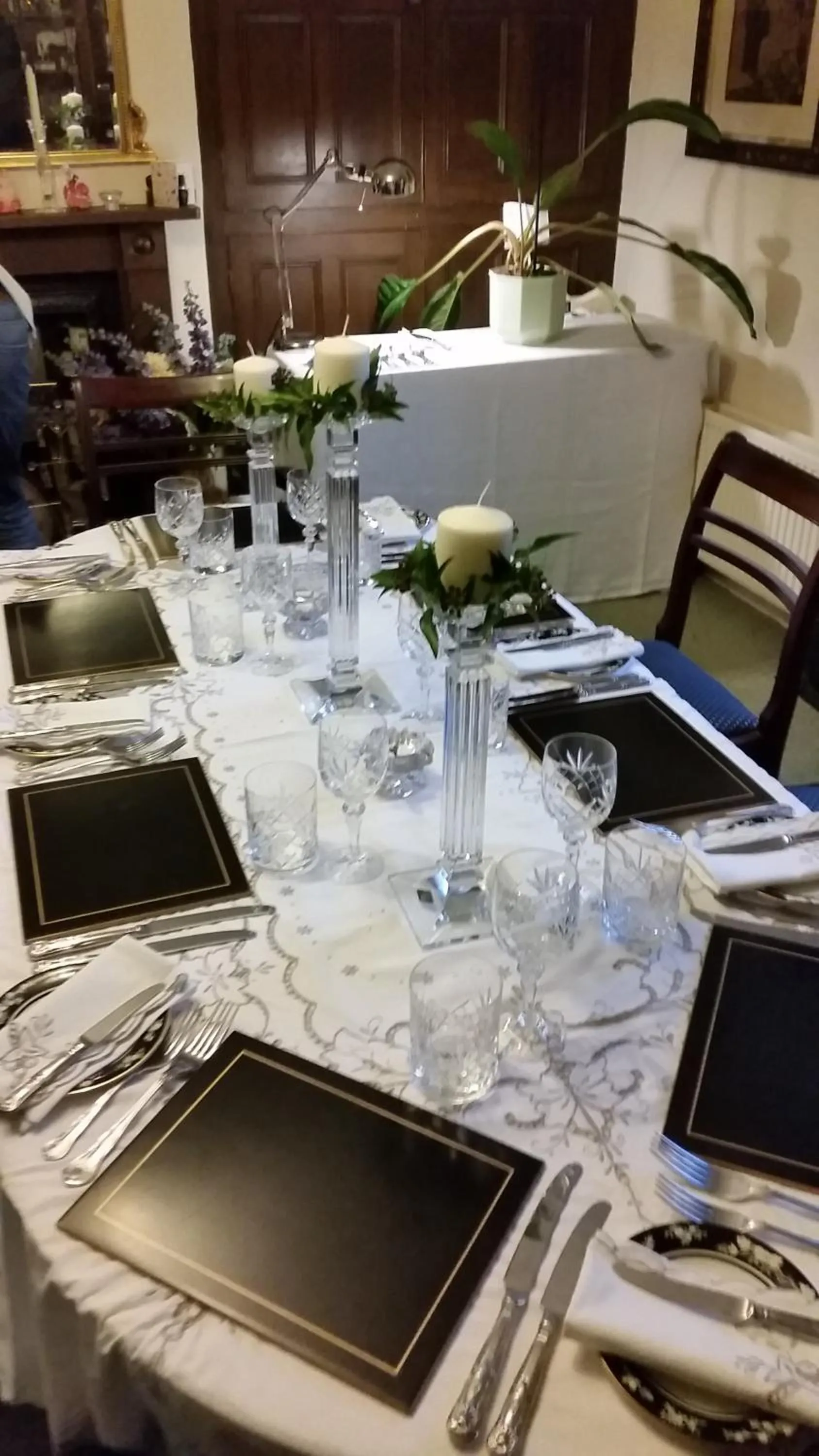 Dining area in Mackworth House Farm