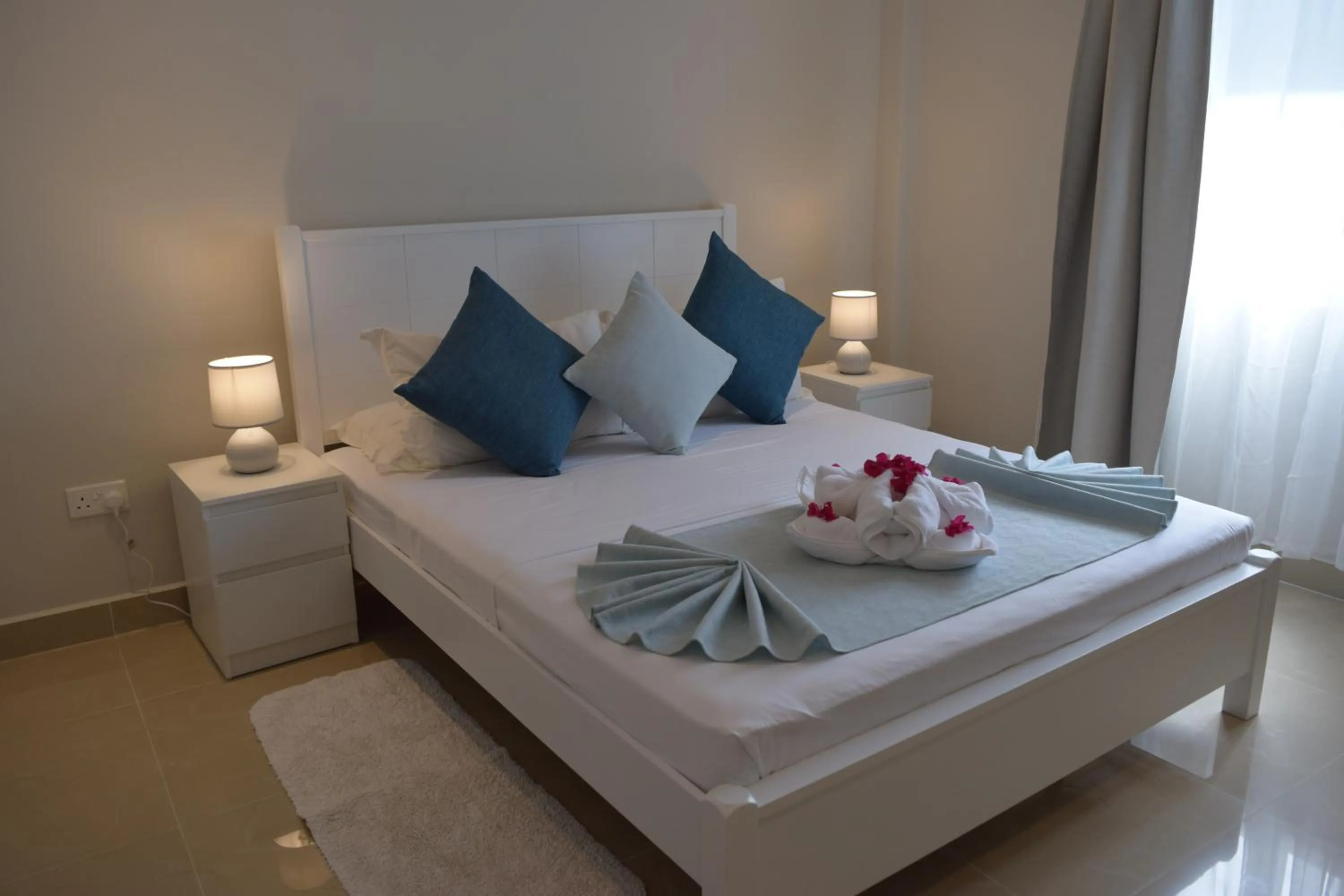 Bedroom, Bed in Moulin Kann Villas