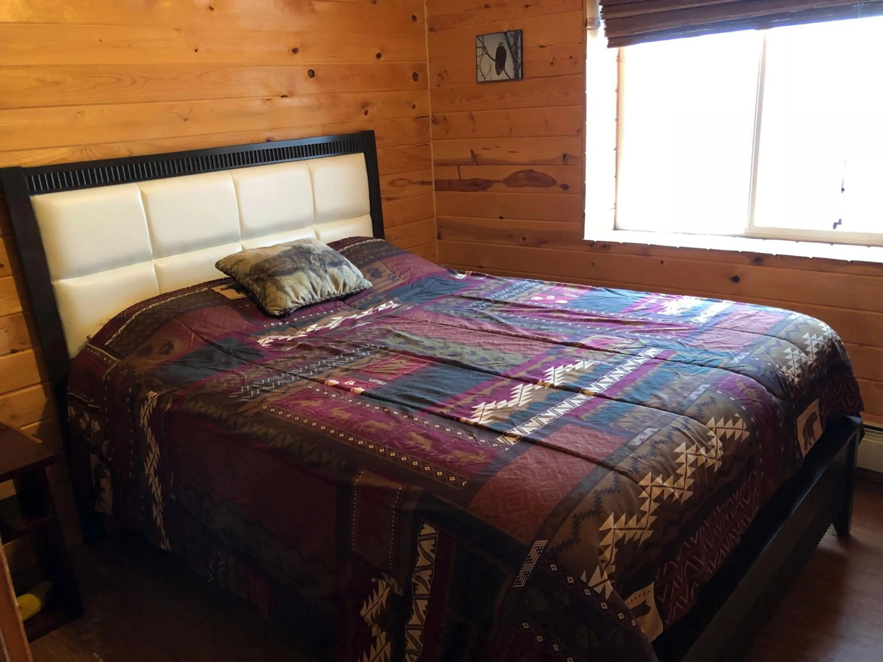 Bed in Alpine Creek Lodge
