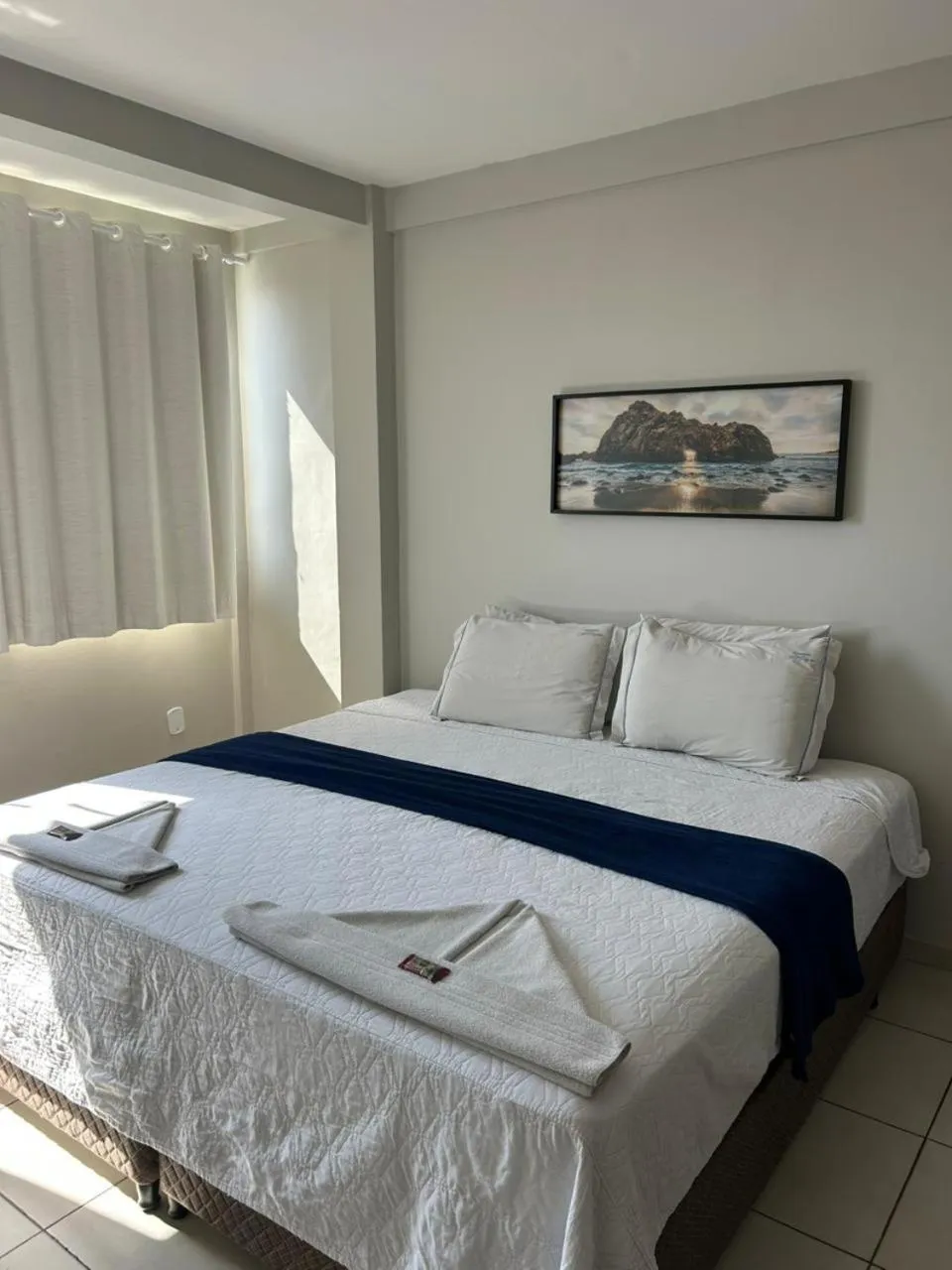 Bed in Pousada Loft Praia dos Anjos