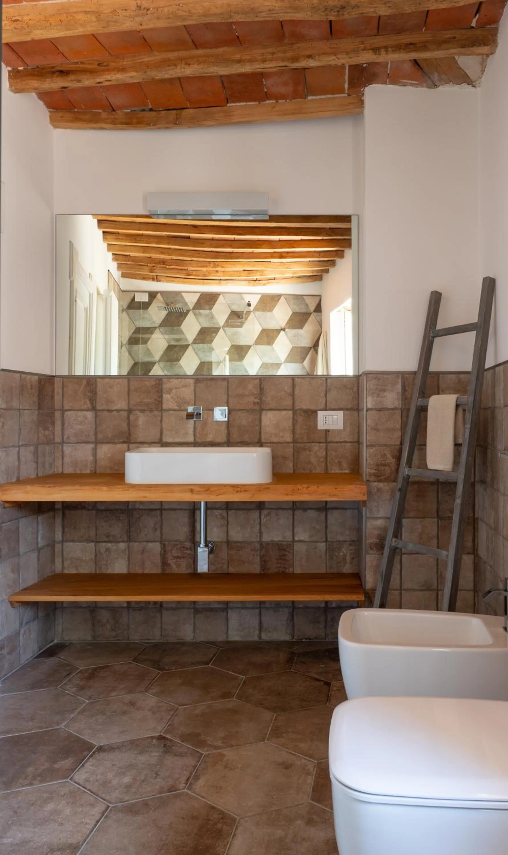 Bathroom in Relais Il Furioso