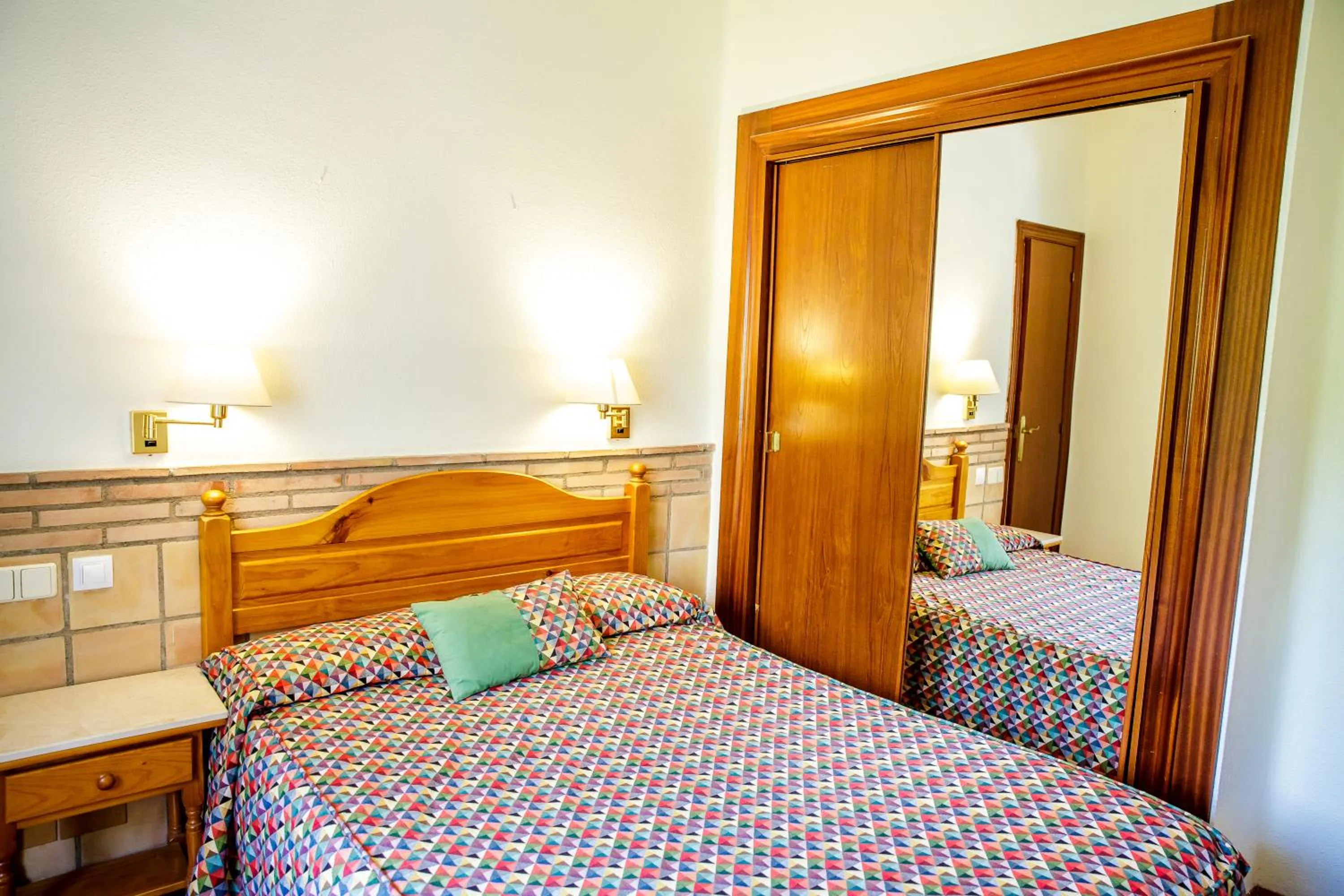 Bedroom, Bed in Hotel Can Solé