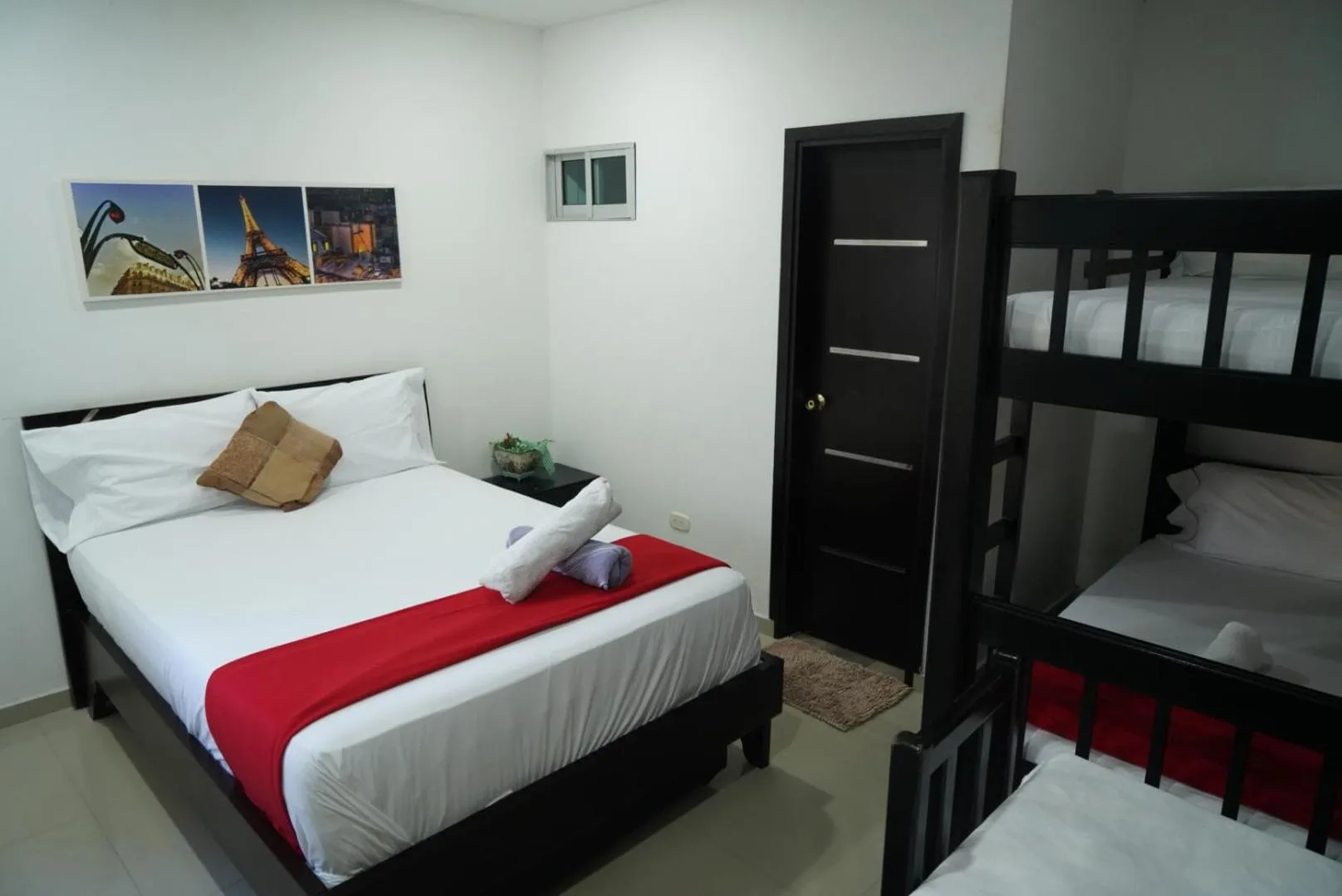 Bed in Hotel Sun River