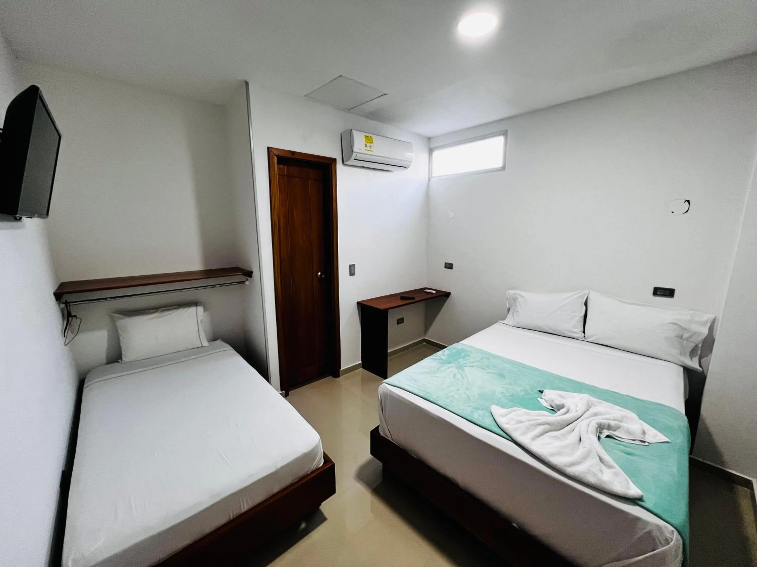 Bed in Hotel Sun River