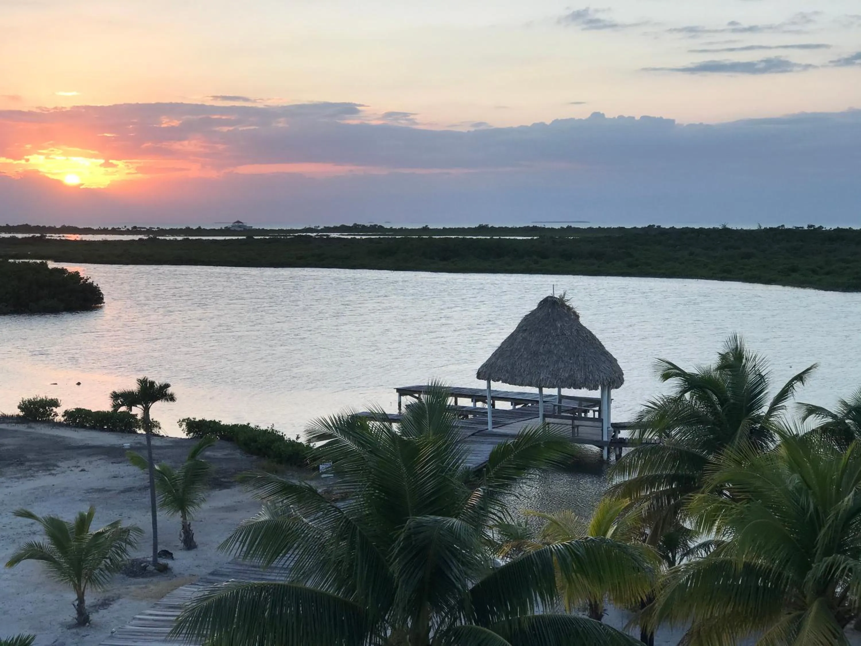 Sunset in Brahma Blue Resort