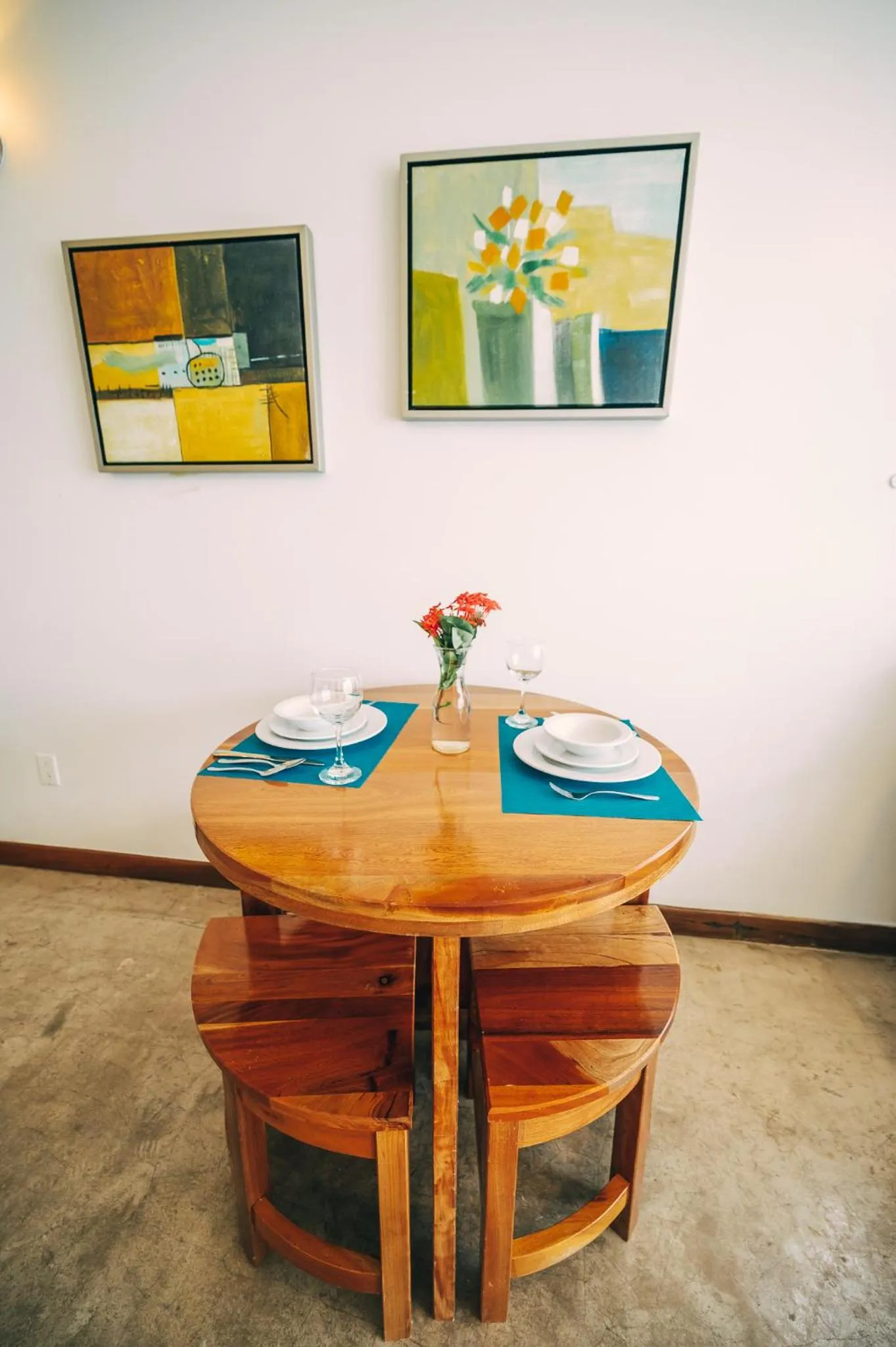 Dining area in Brahma Blue Resort