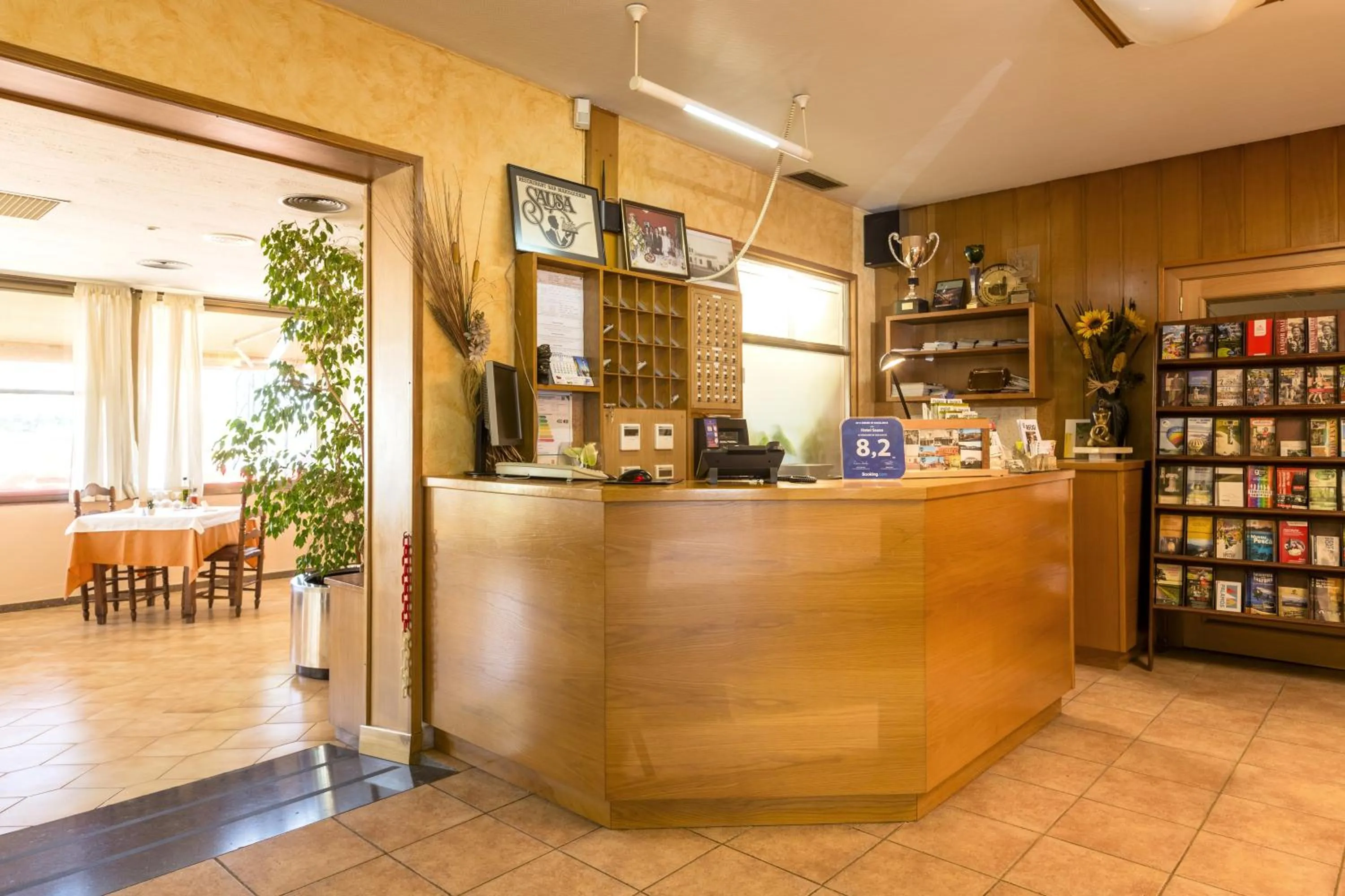 Lobby or reception in Hotel Sausa