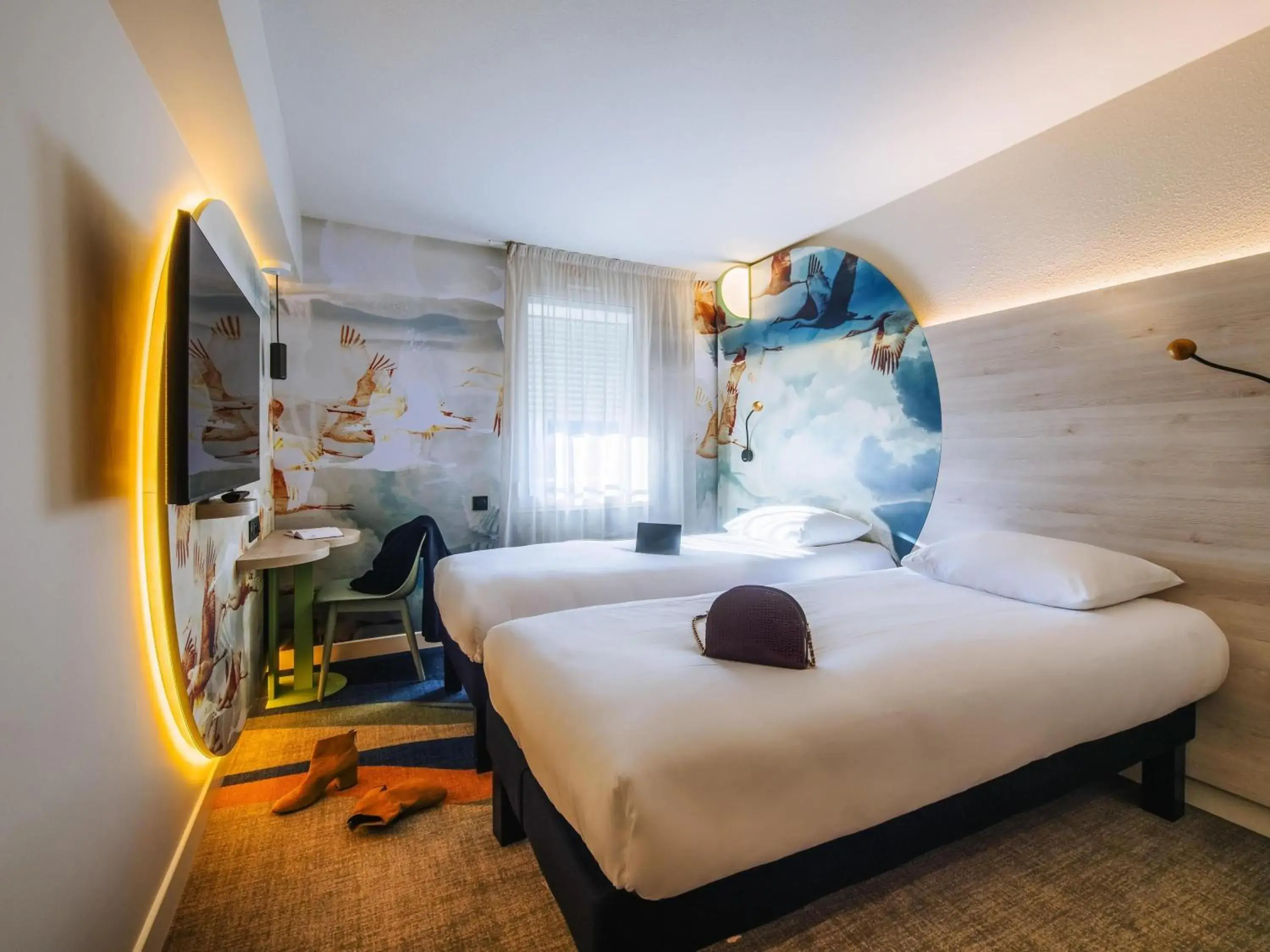 Standard Two Single Bed in ibis Styles Antibes Standard Two Single Bed in ibis Styles Antibes