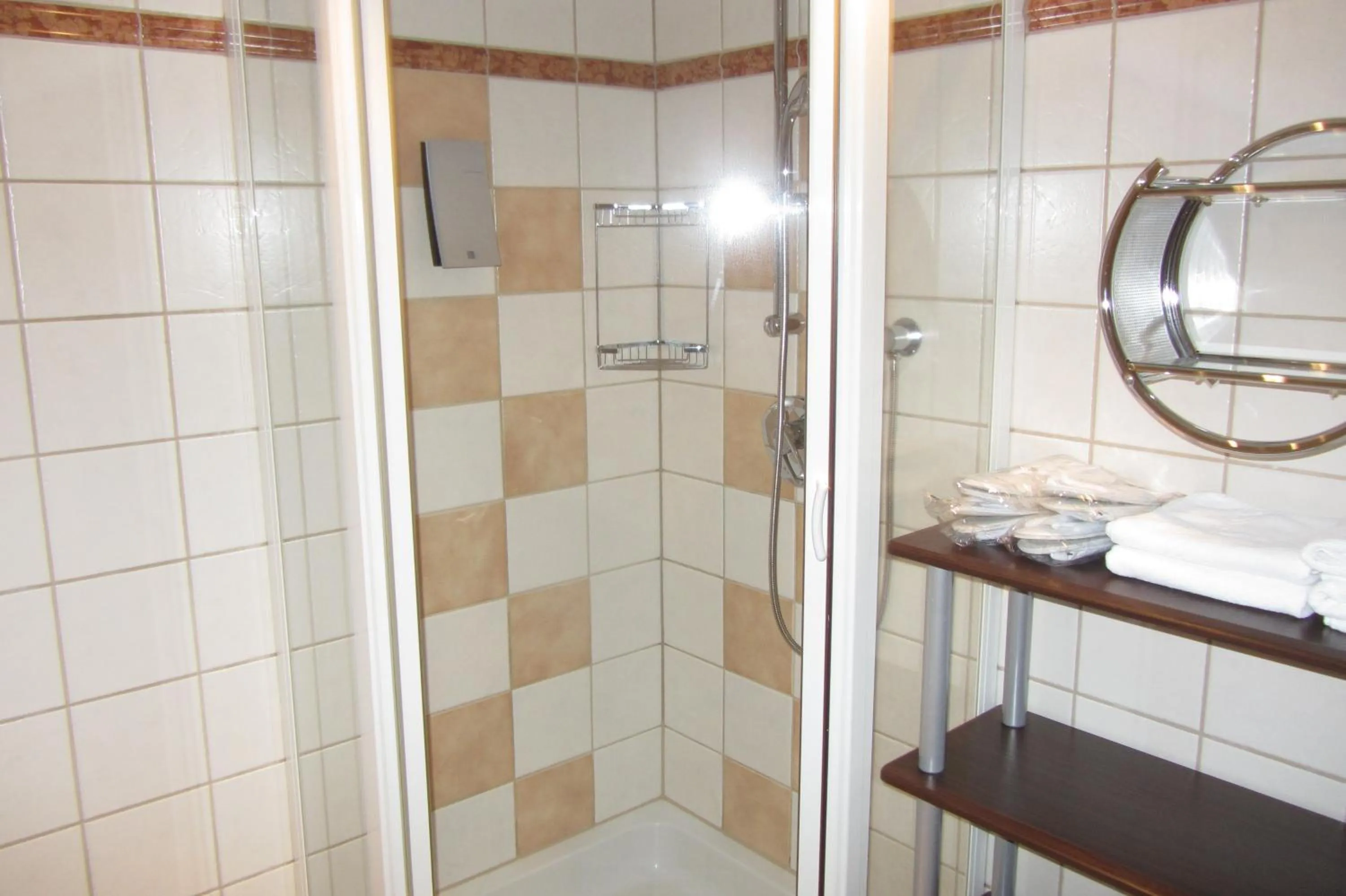Shower in Hotel Garni Landhaus Trenkenbach