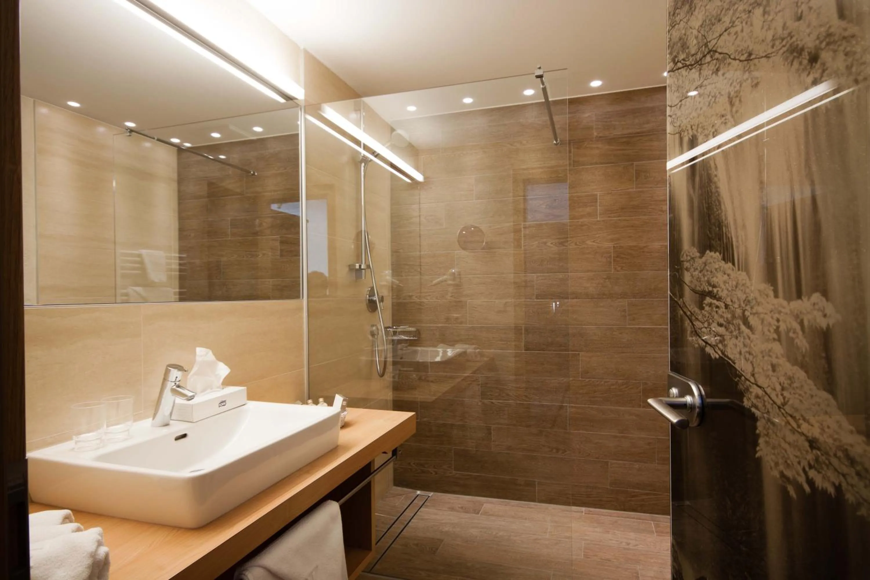 Bathroom in Hotel Bergblick 4 Sterne Superior