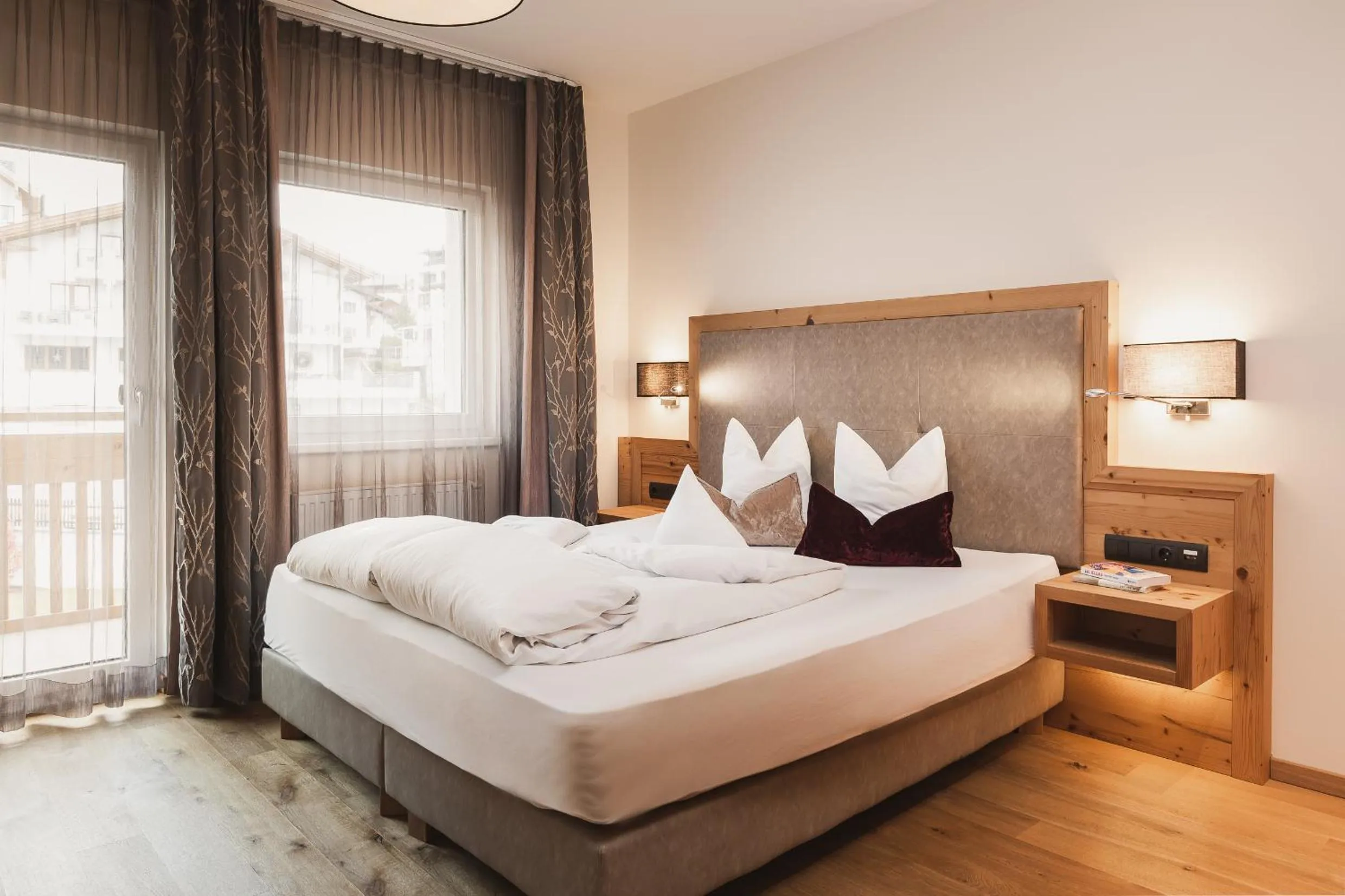 Bed in Hotel Bergblick 4 Sterne Superior