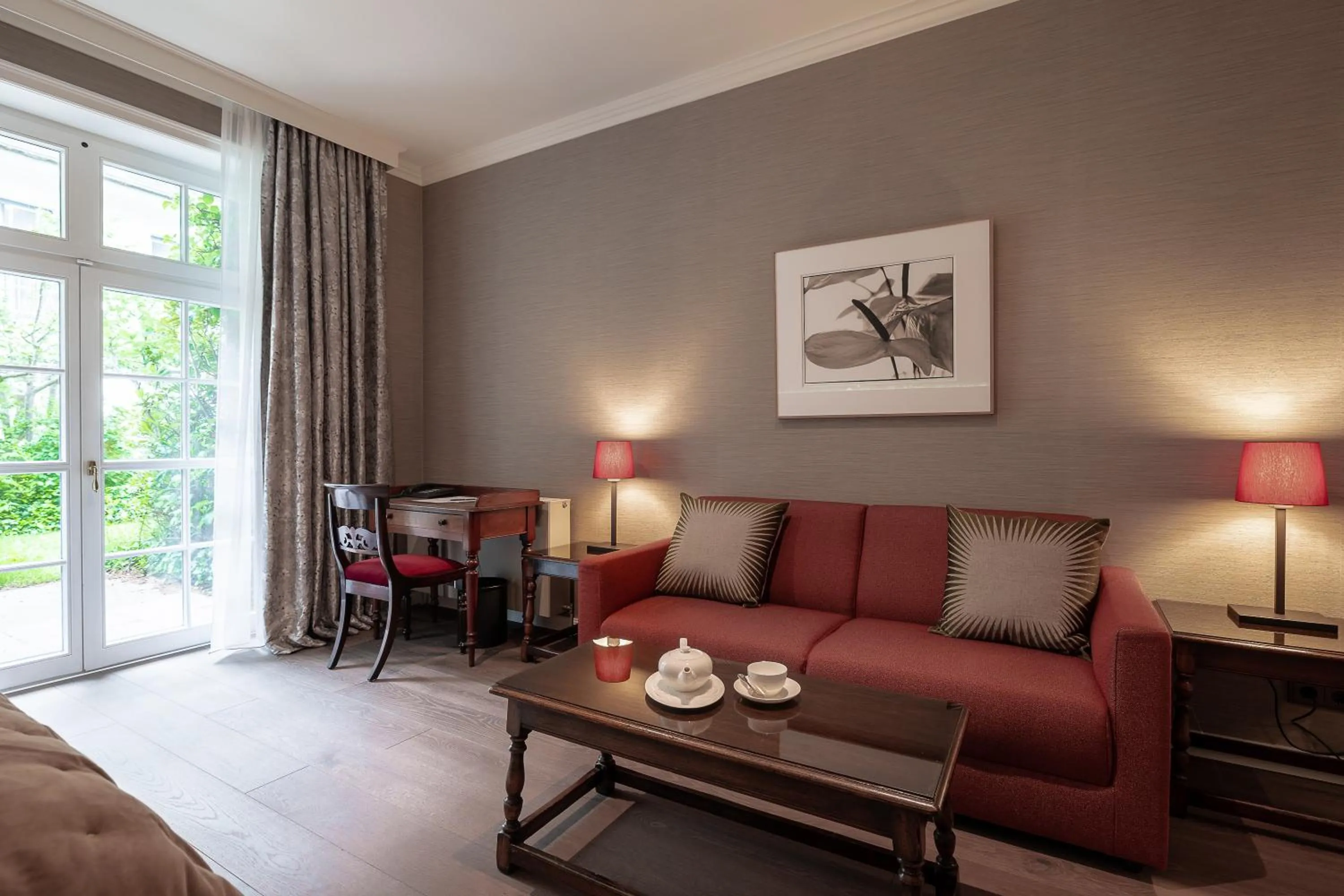 Living room in Hotel Stadt Hamburg