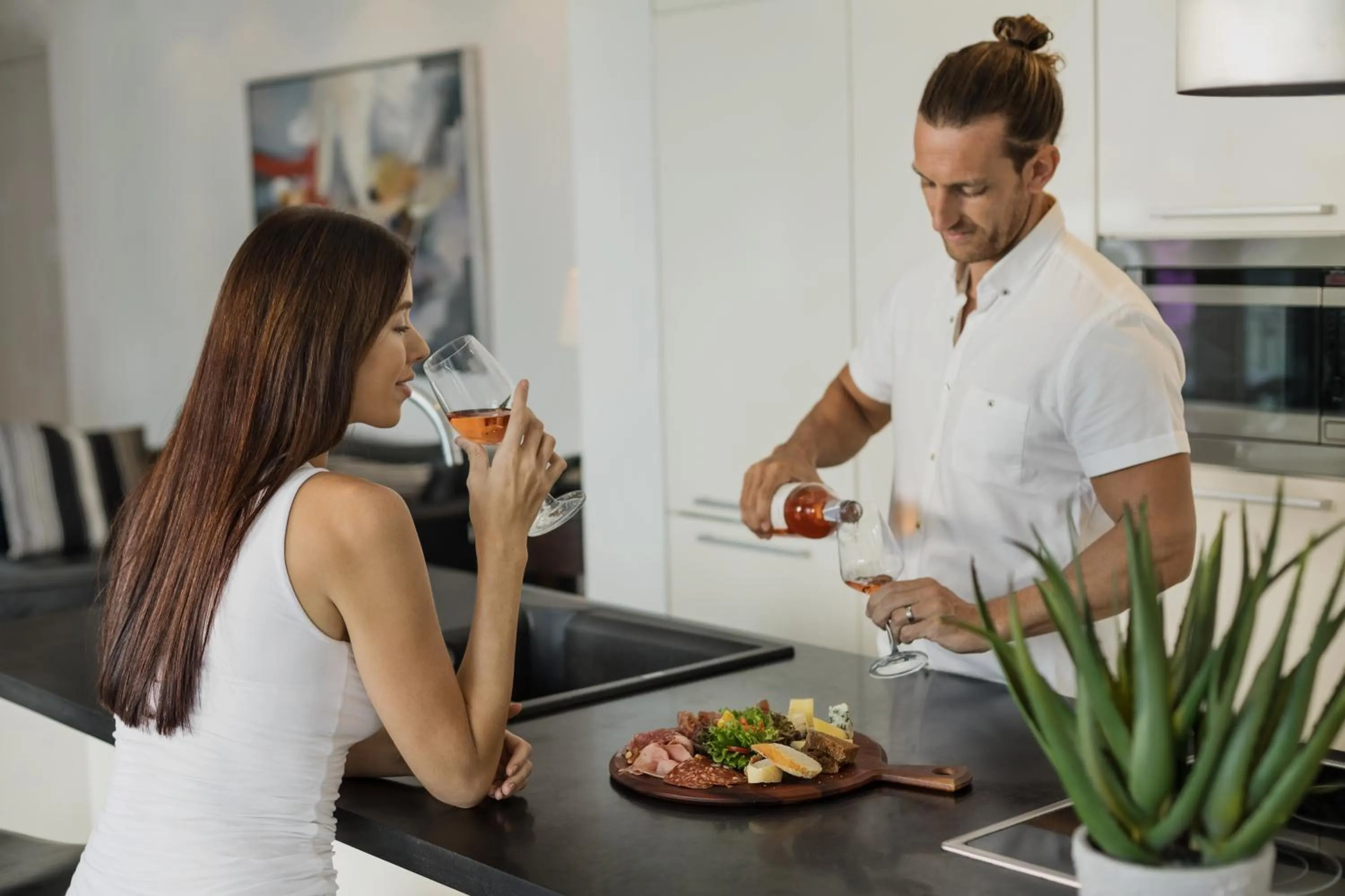 Kitchen or kitchenette in BYD Lofts - Boutique Hotel & Serviced Apartments - Patong Beach, Phuket