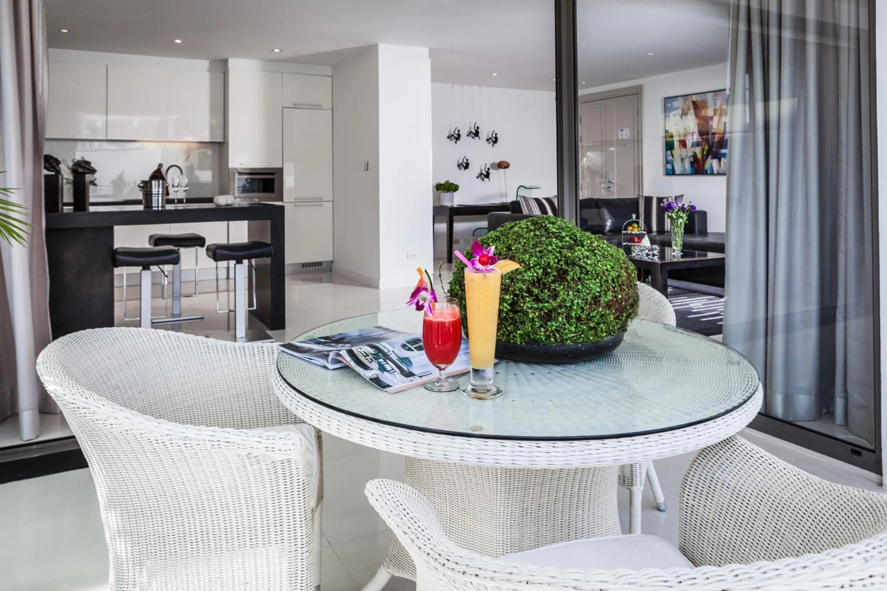 Balcony/Terrace in BYD Lofts - Boutique Hotel & Serviced Apartments - Patong Beach, Phuket