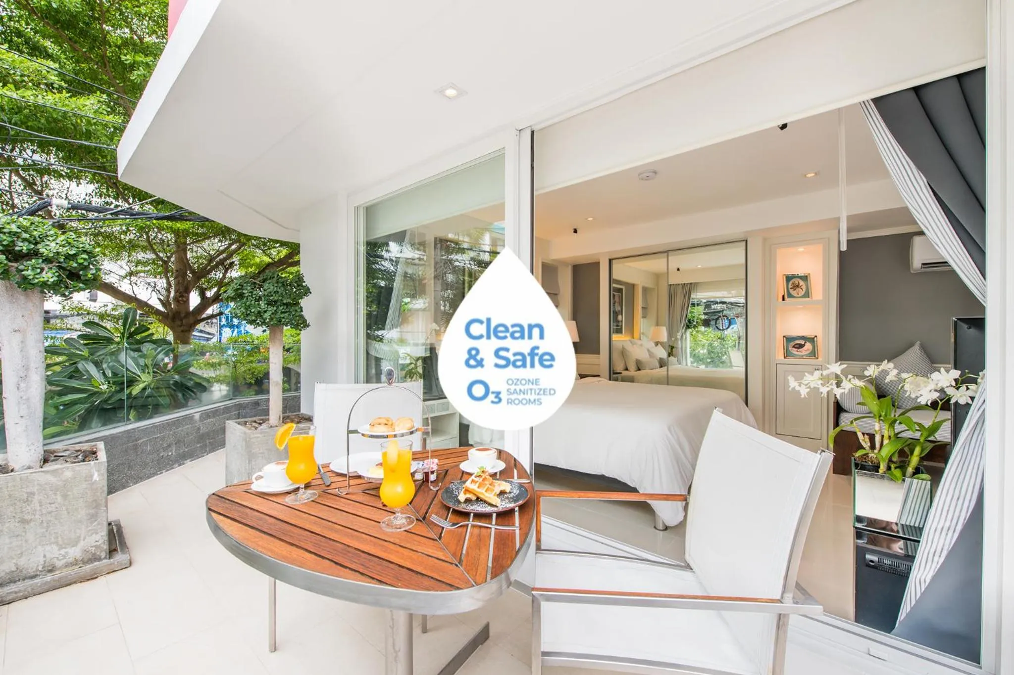 Balcony/Terrace in BYD Lofts - Boutique Hotel & Serviced Apartments - Patong Beach, Phuket