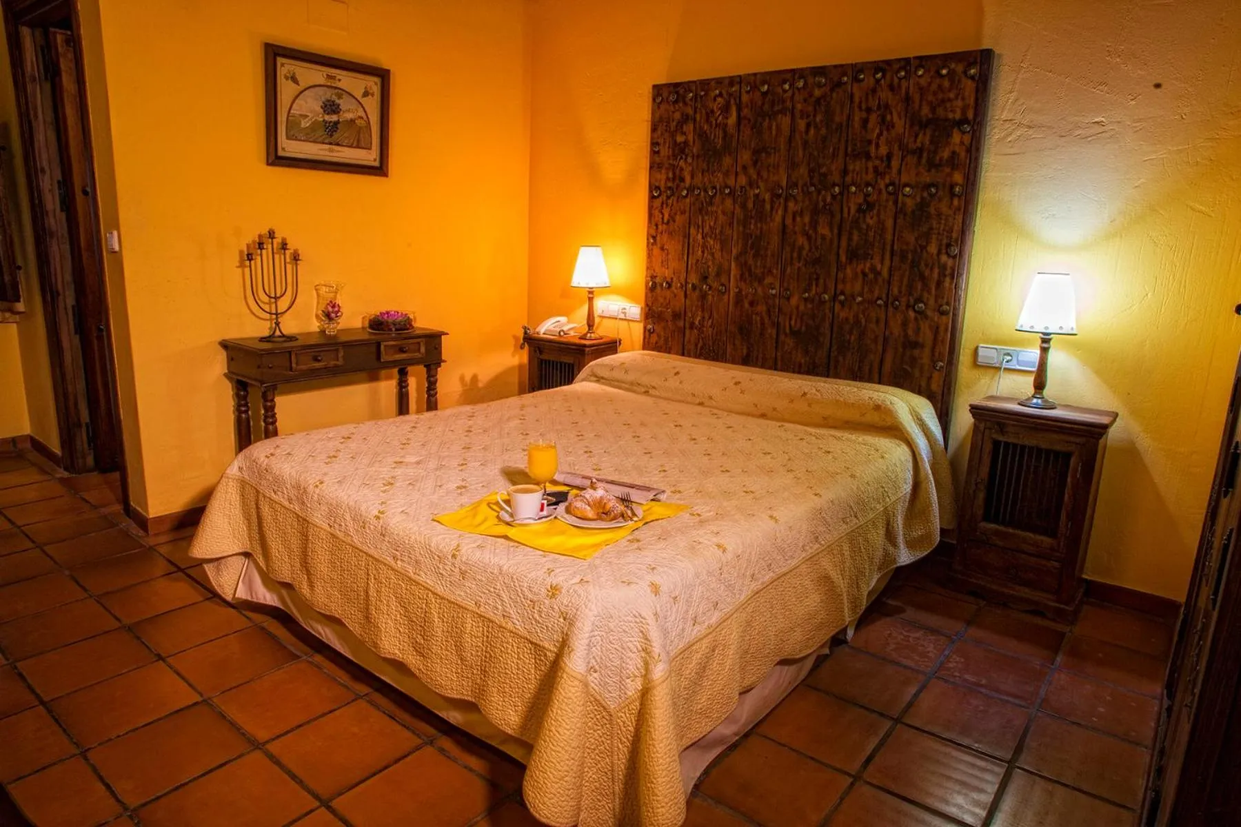 Bed in Hotel Bodega La Venta