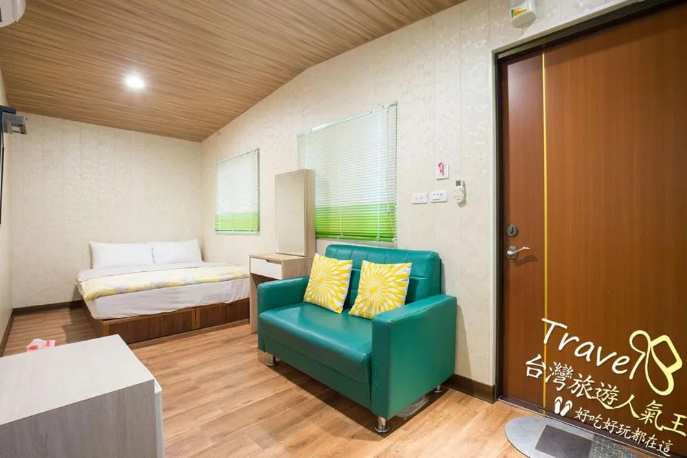 Bed in Xiaoliuqiu Happy House B&B