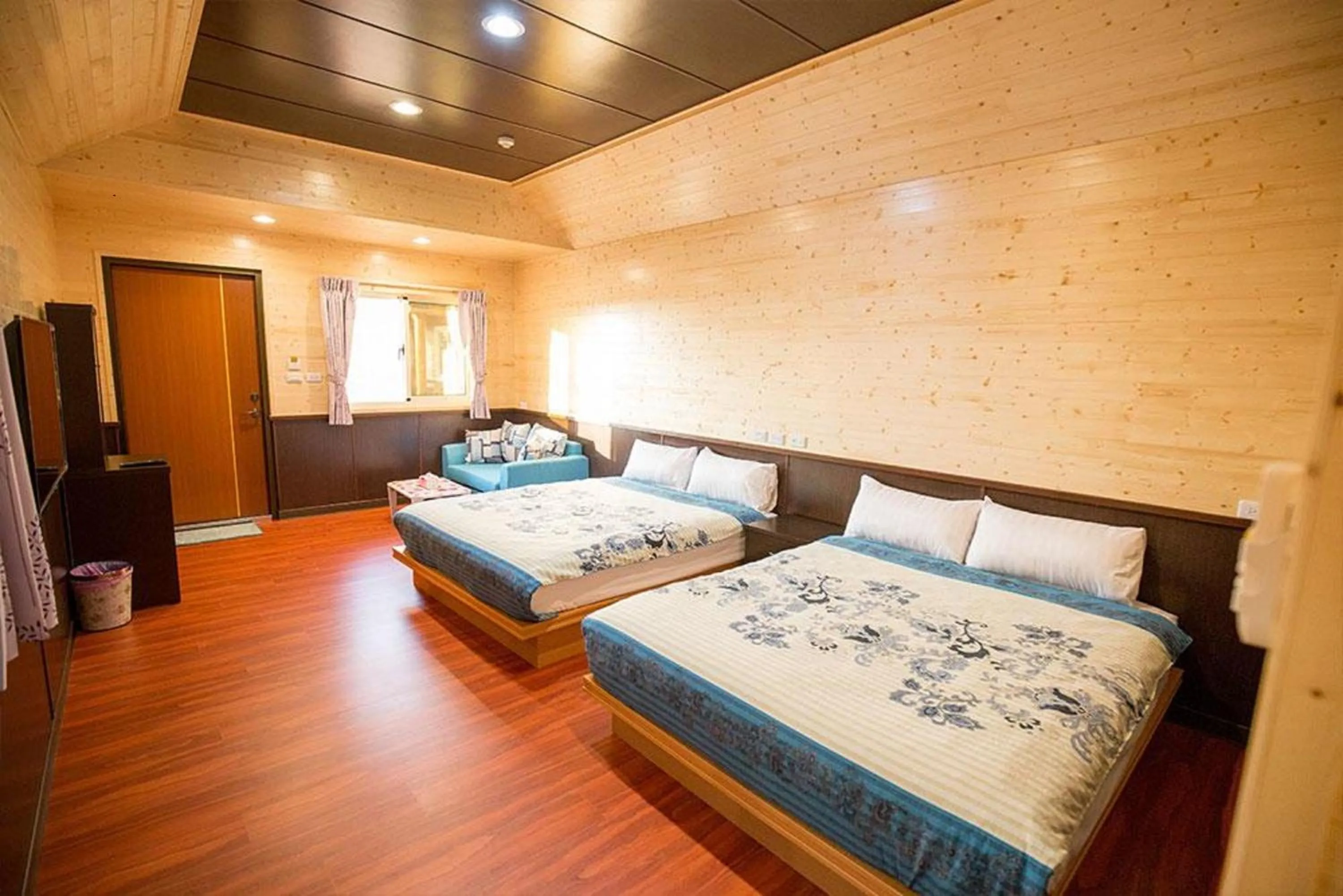 Bed in Xiaoliuqiu Happy House B&B