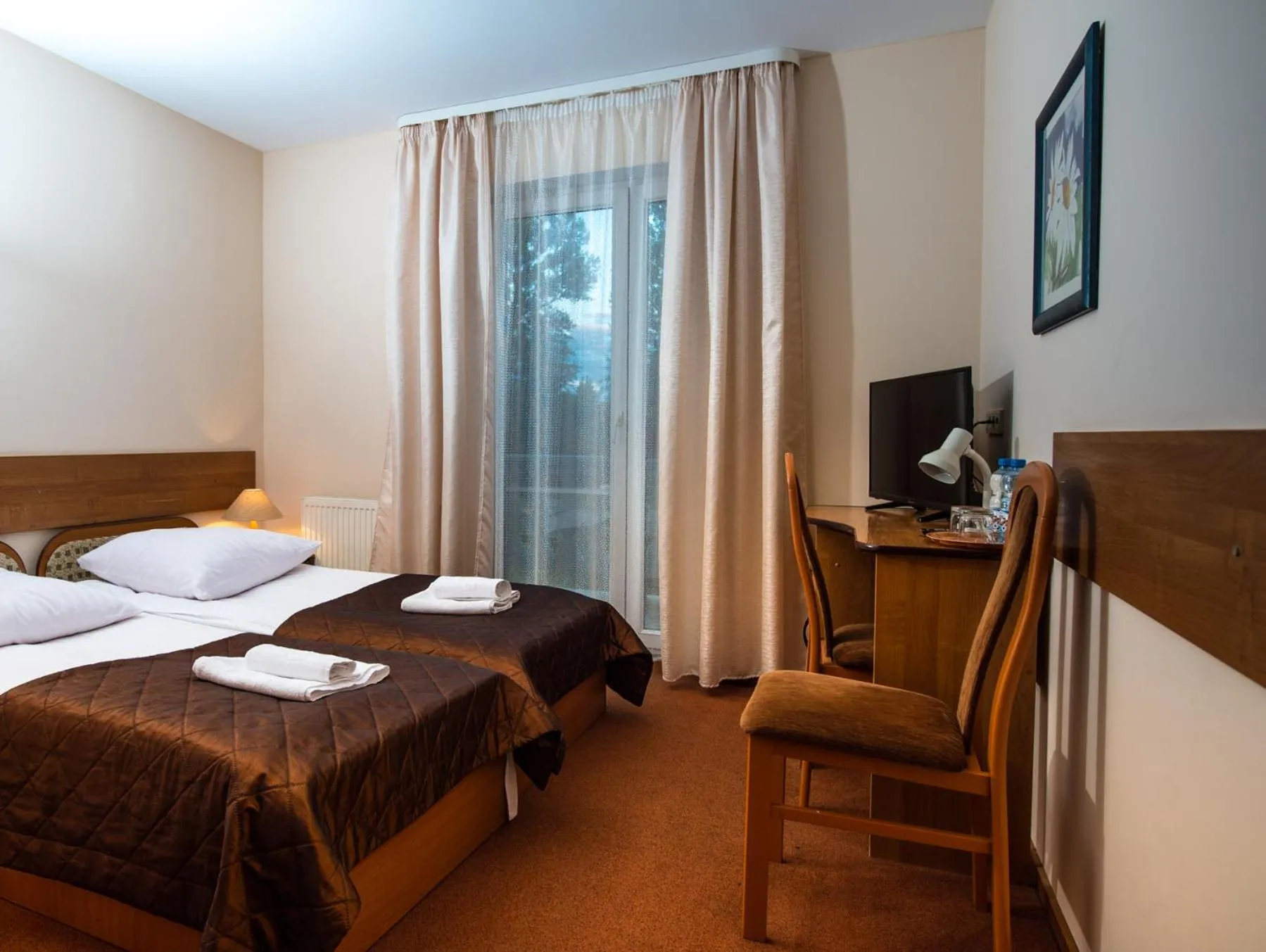 Bed in Hotel Nad Pisą