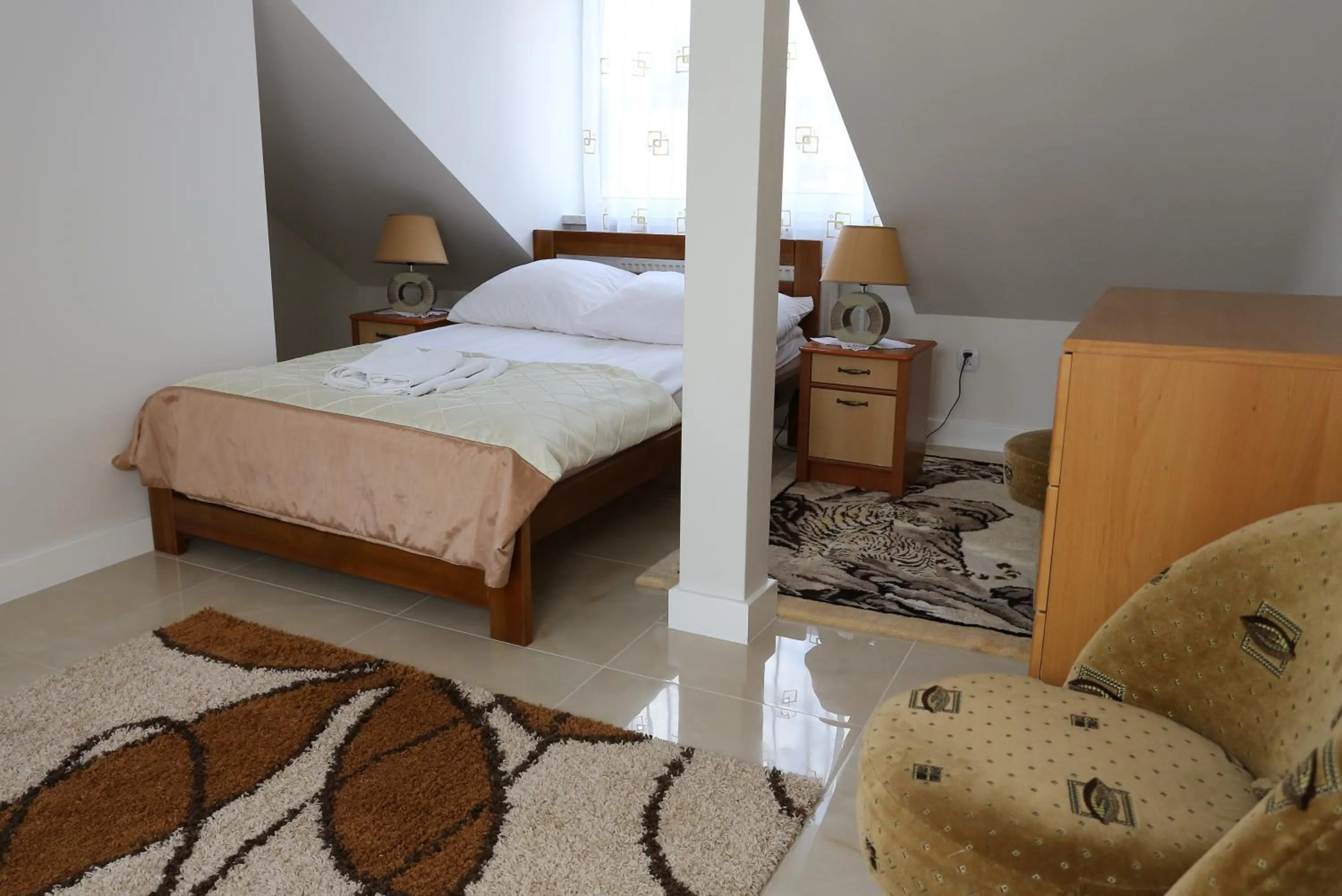 Bed in Hotel Nad Pisą