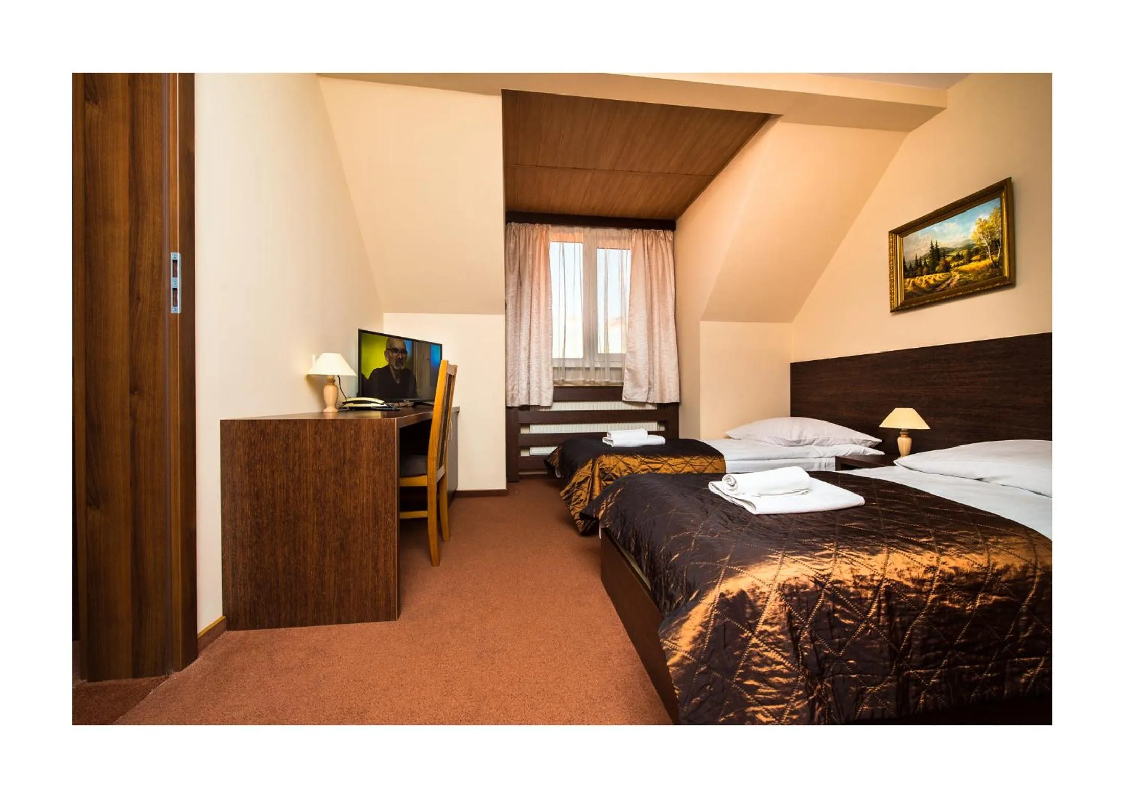 Bed in Hotel Nad Pisą