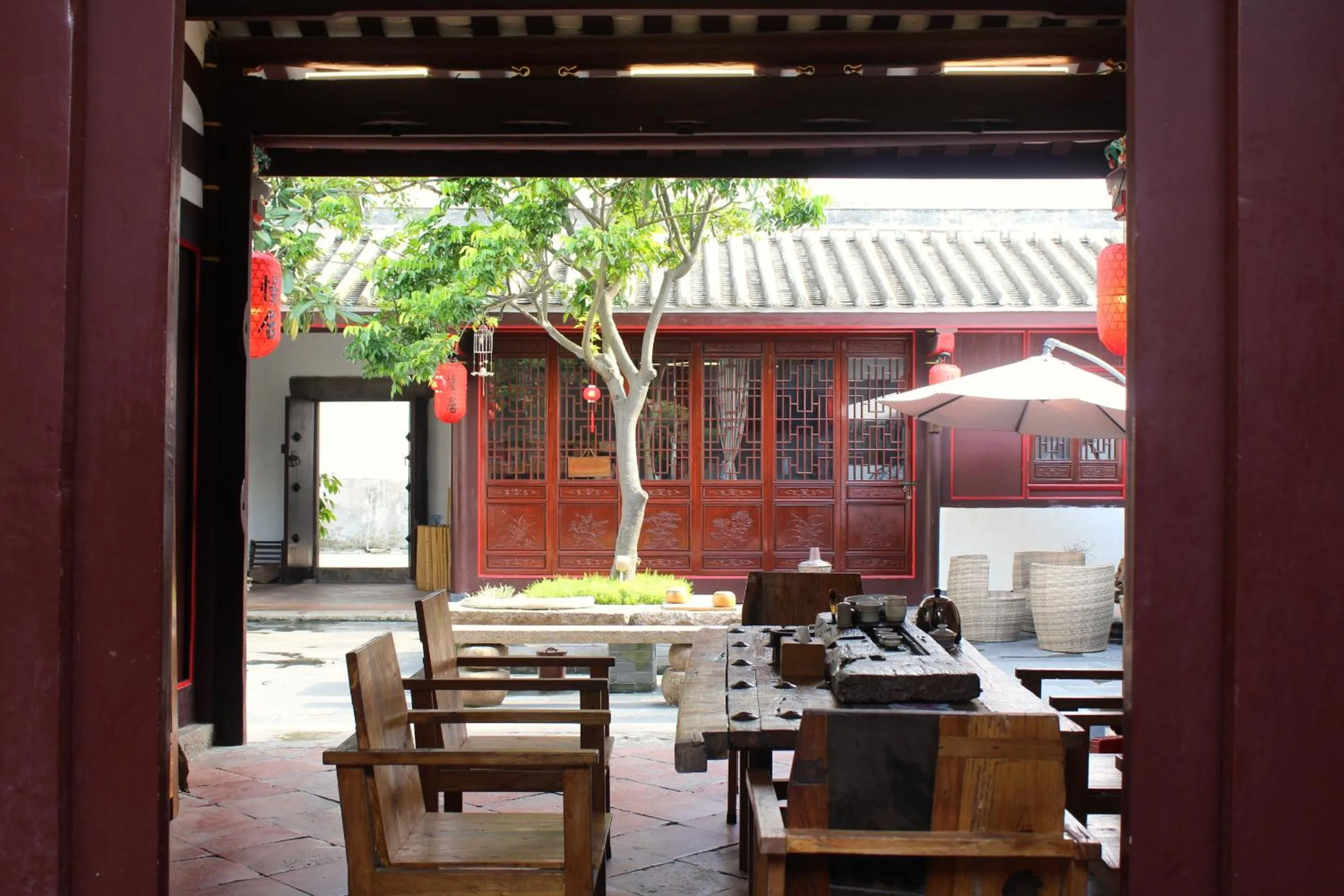 Patio in Manju Inn