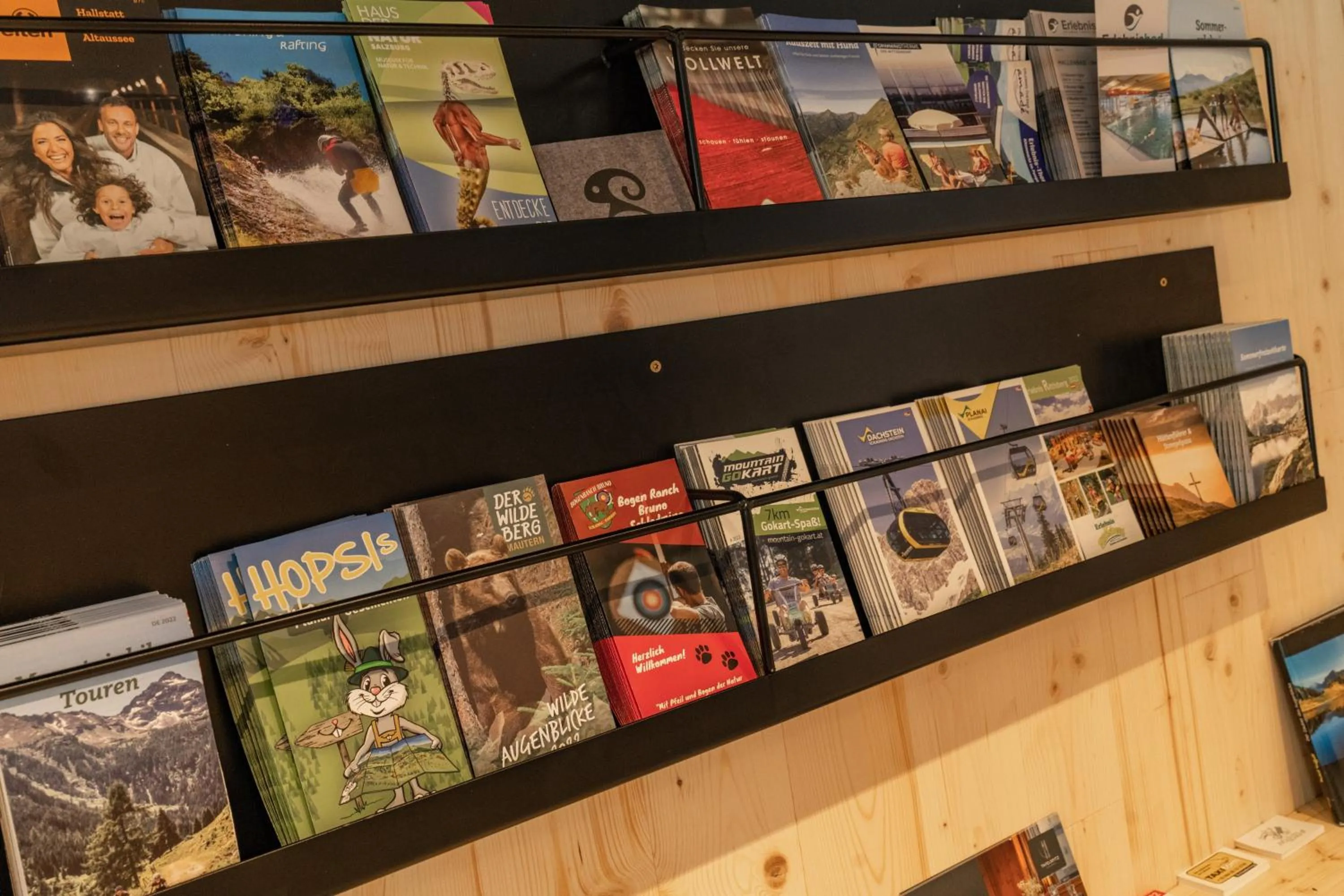 Lobby or reception in Ferienalm Panorama Apartments