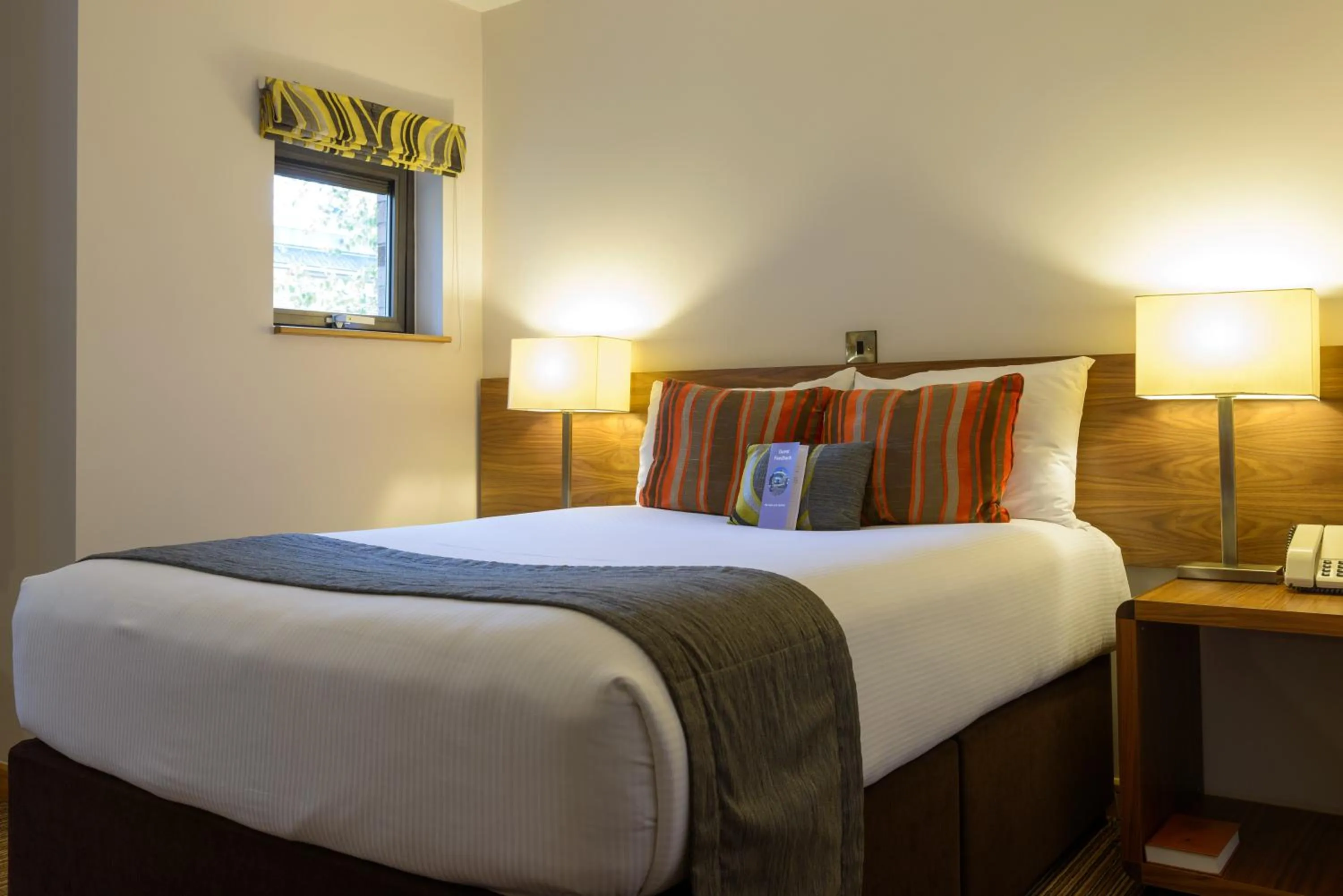 Bedroom, Bed in Cranfield Management Development Centre