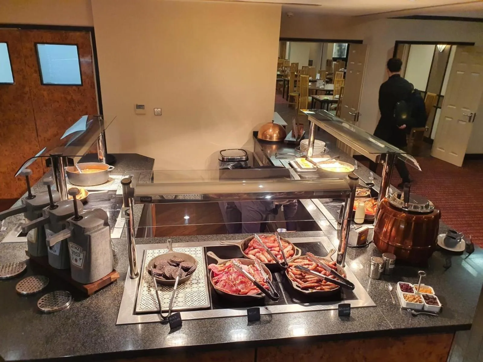 Buffet breakfast in Cranfield Management Development Centre