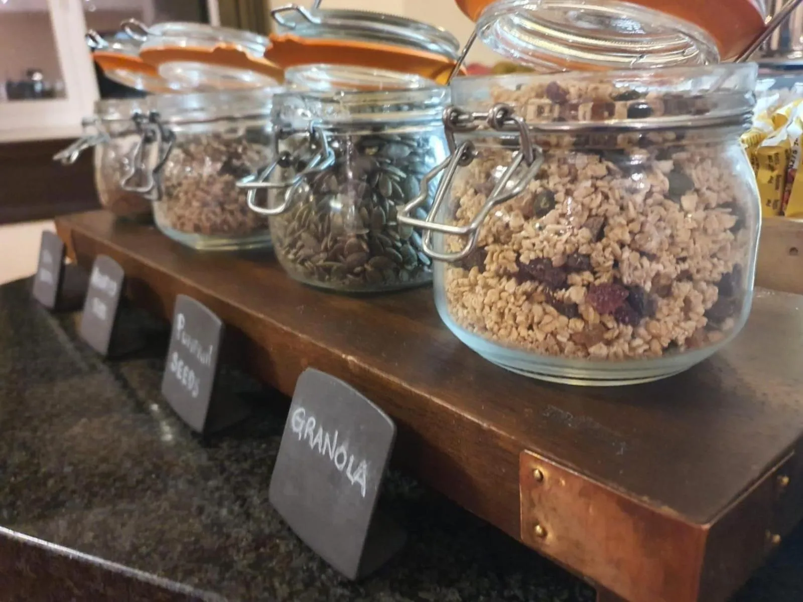 Buffet breakfast in Cranfield Management Development Centre