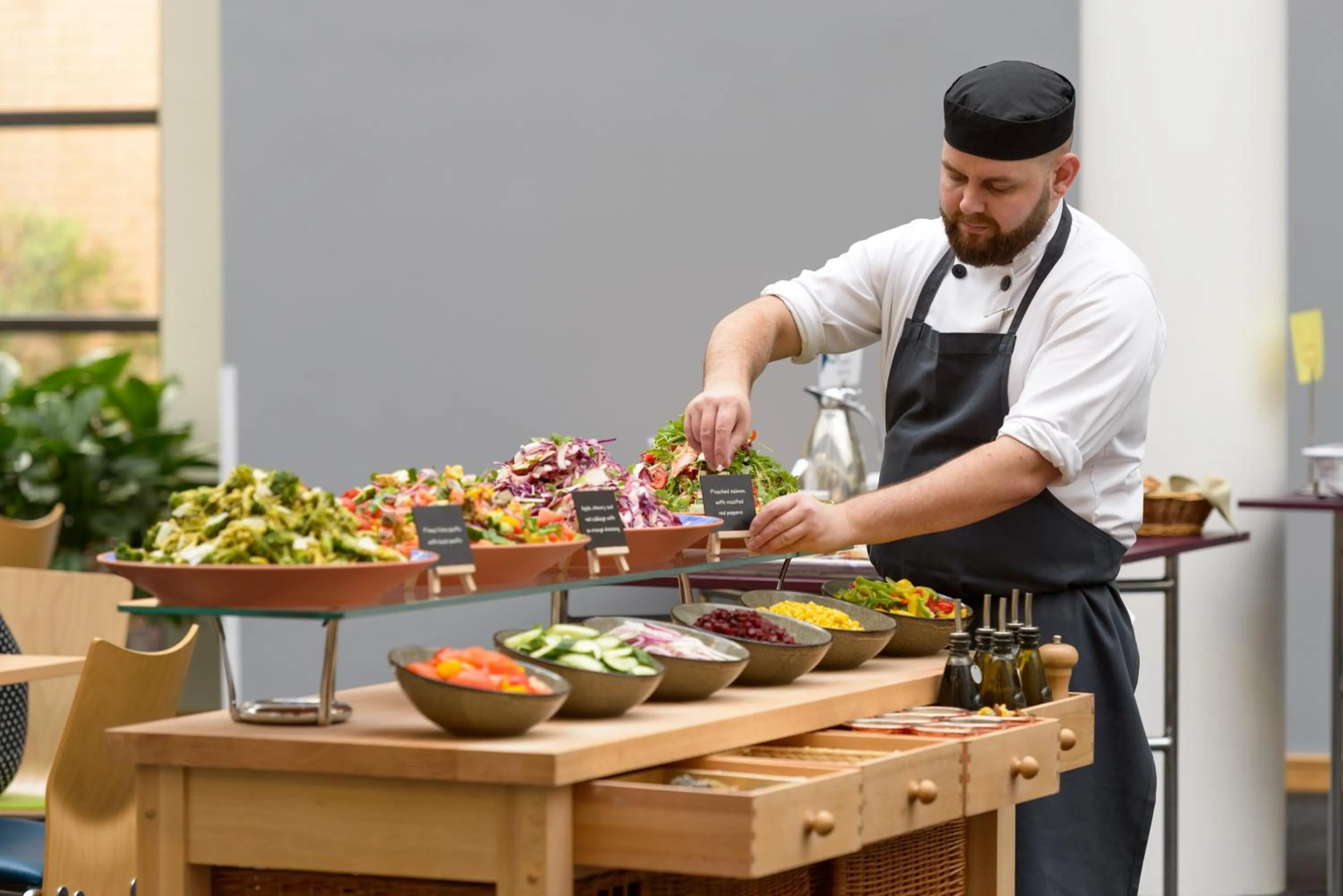 Food close-up in Cranfield Management Development Centre