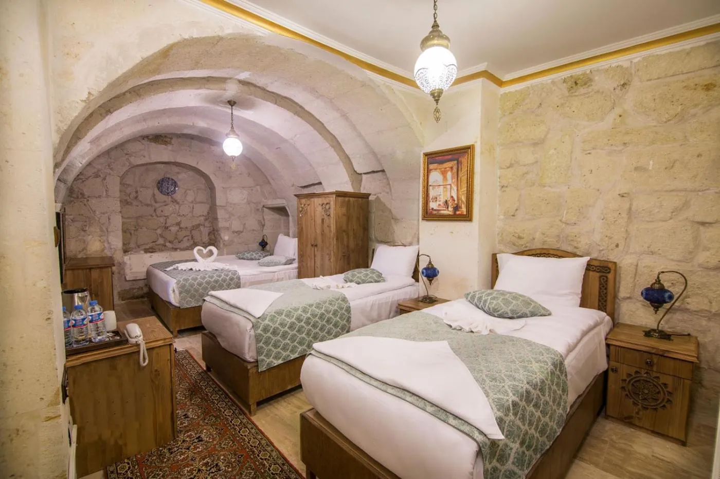 Garden, Bed in Cappadocia Ozbek Stone House