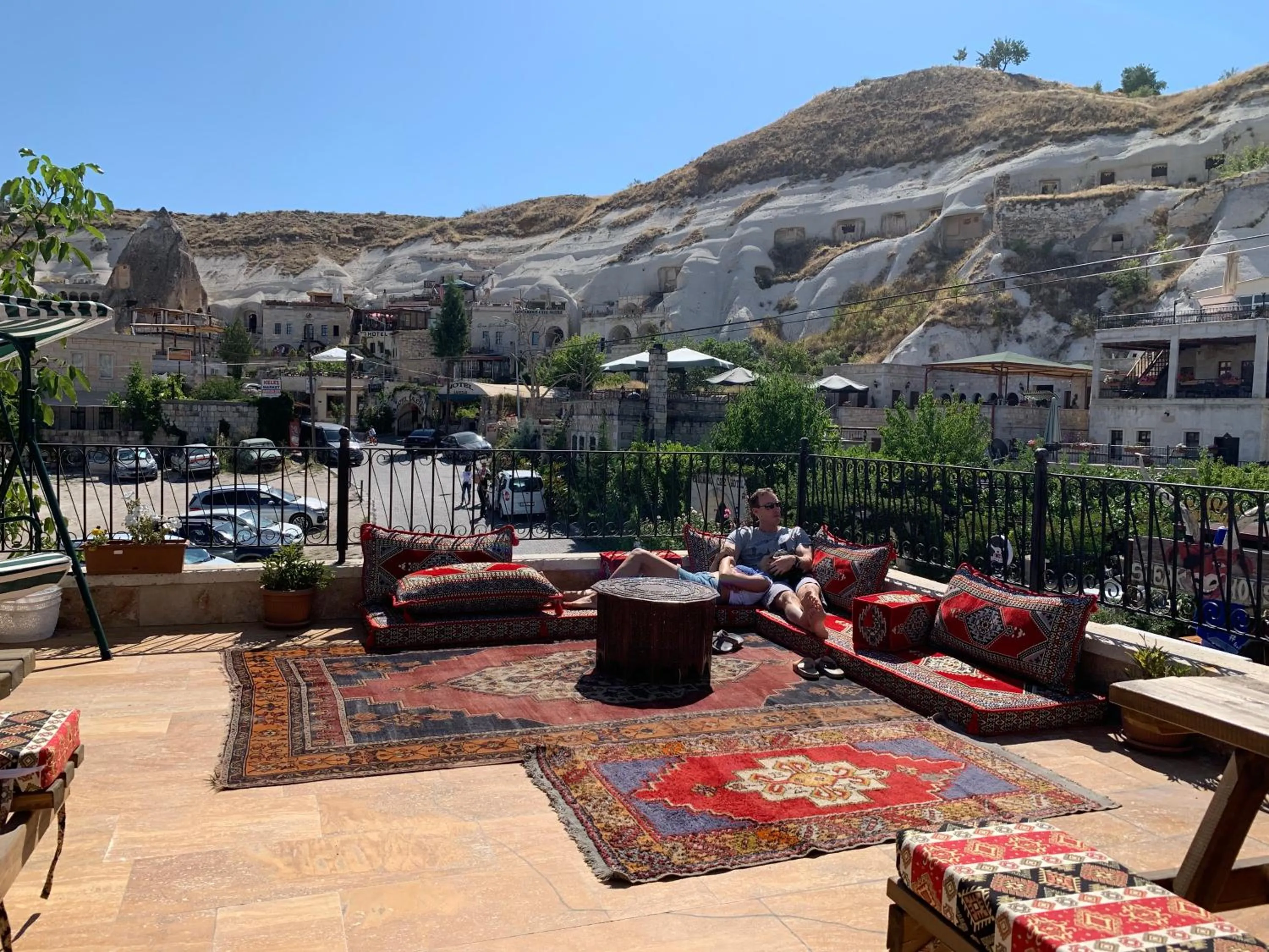 Patio in Cappadocia Ozbek Stone House