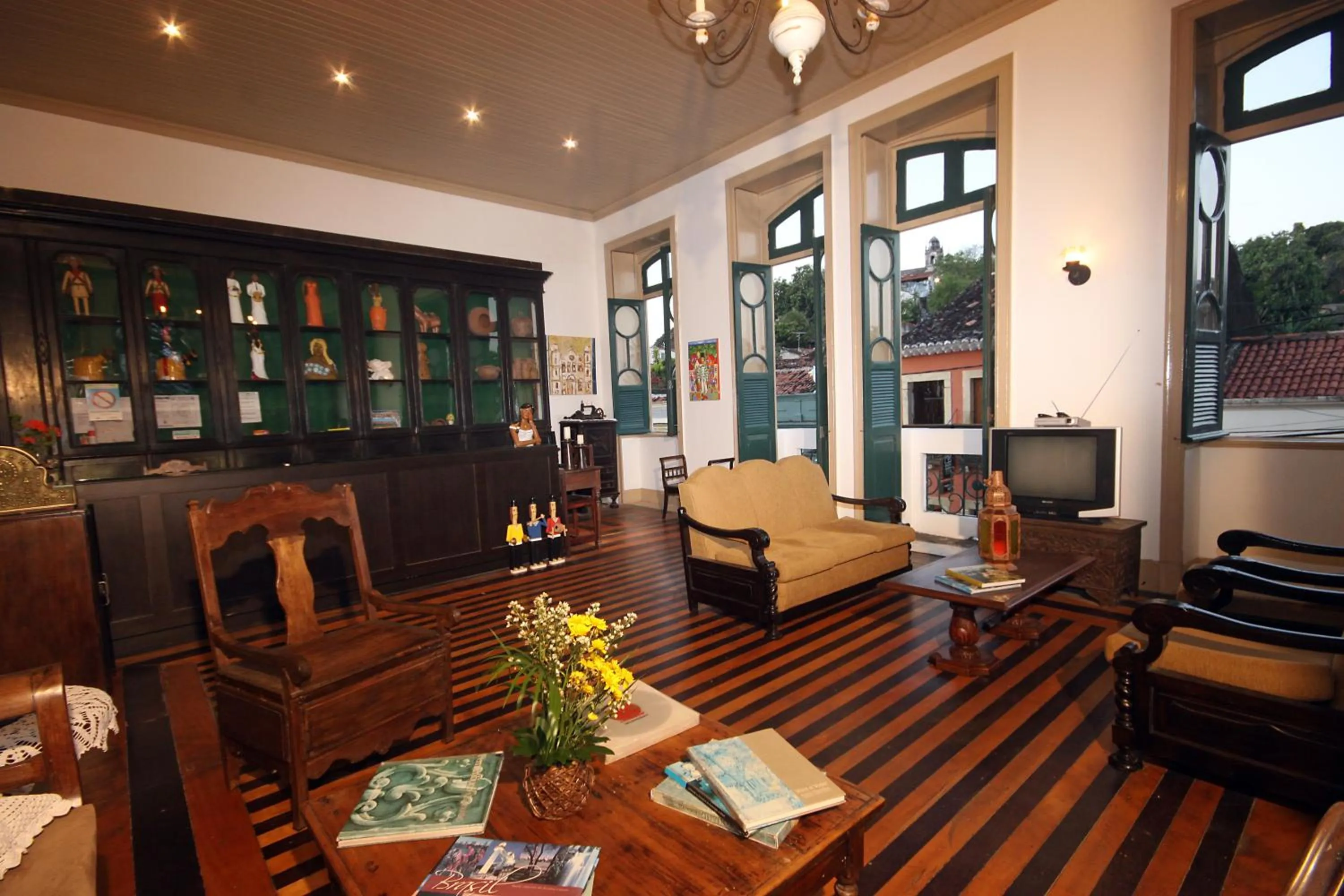 Lobby or reception in Pousada dos Quatro Cantos