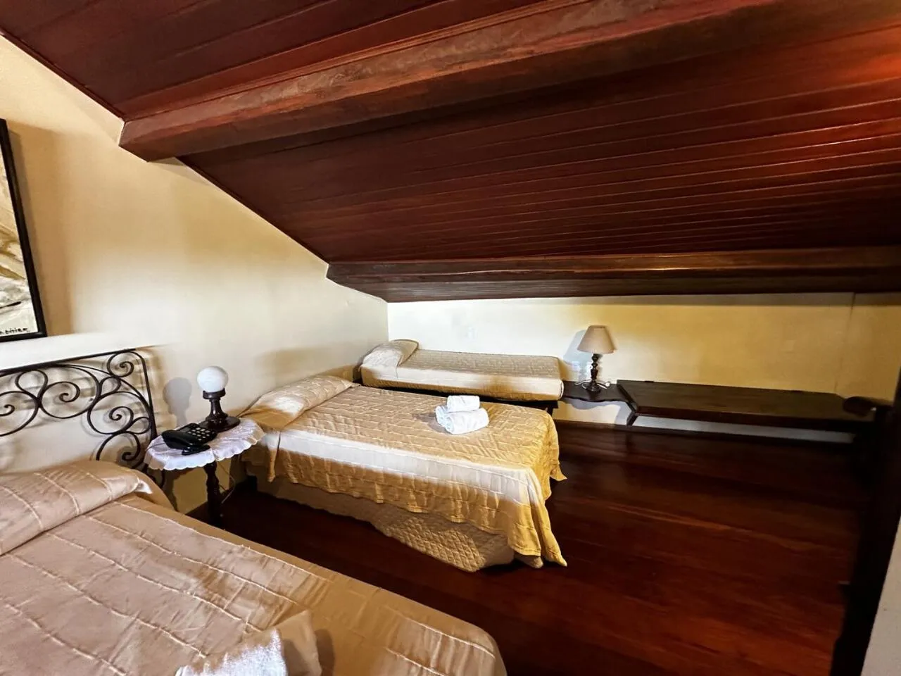 Bed in Pousada dos Quatro Cantos