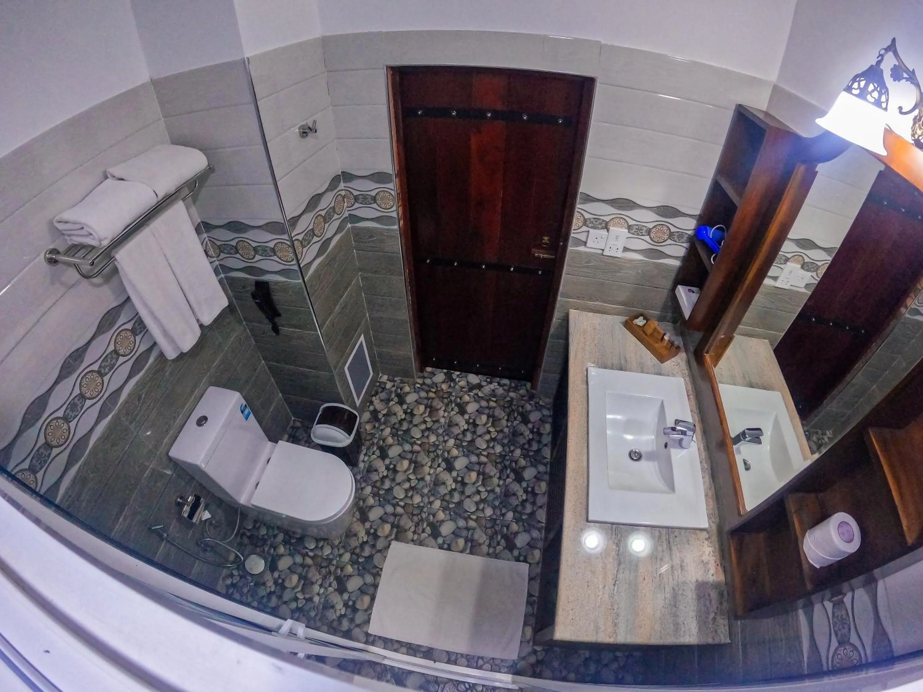 Shower in Centauria Wild Resort