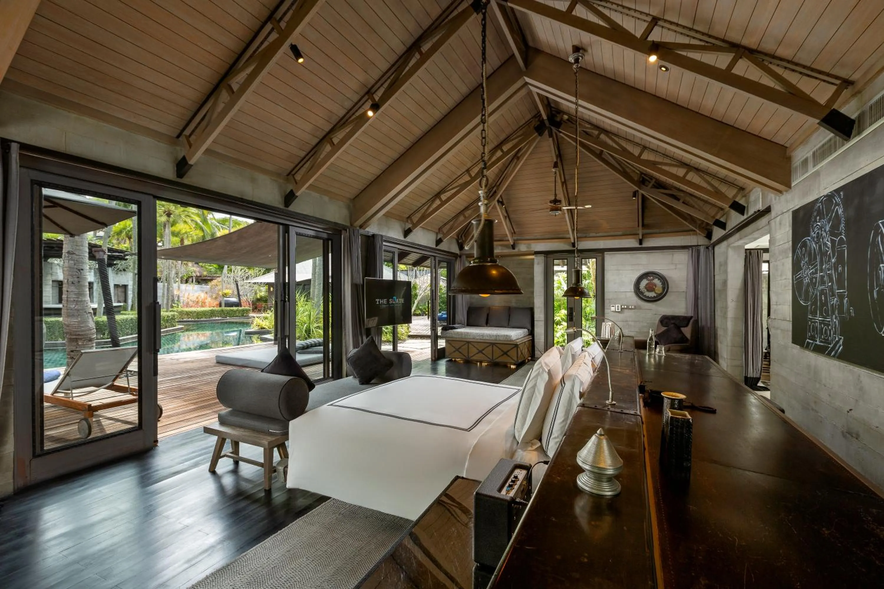 Bedroom, Bed in The Slate, Phuket