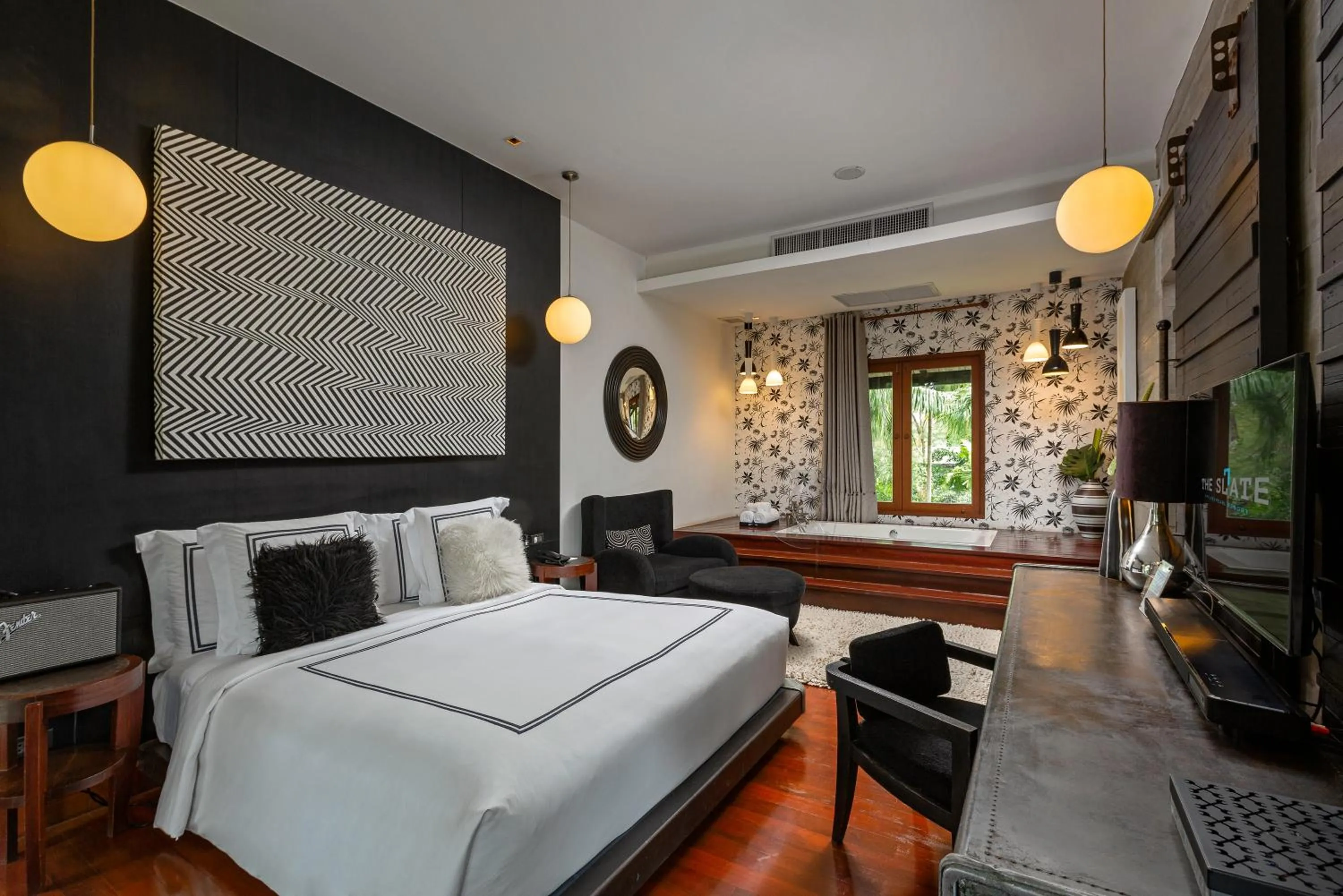 Bedroom, Bed in The Slate, Phuket