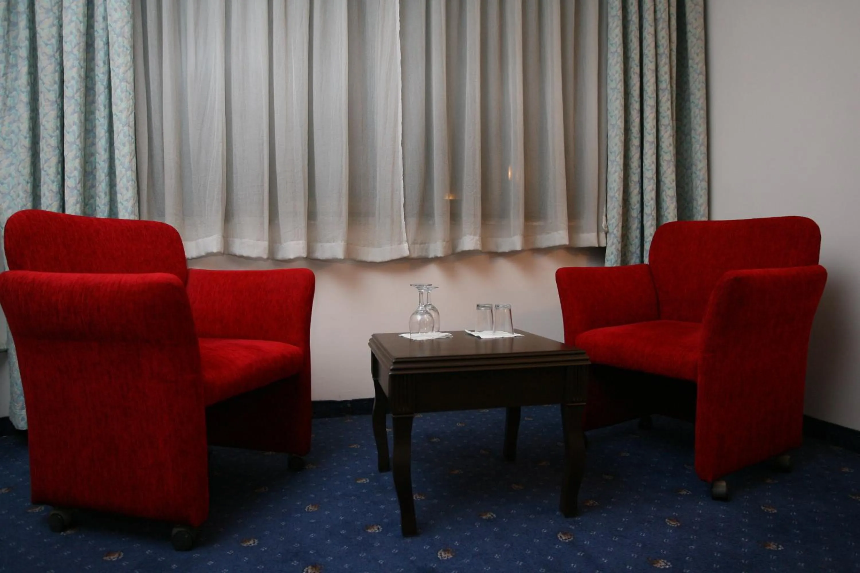 Seating area in Akyuz Hotel