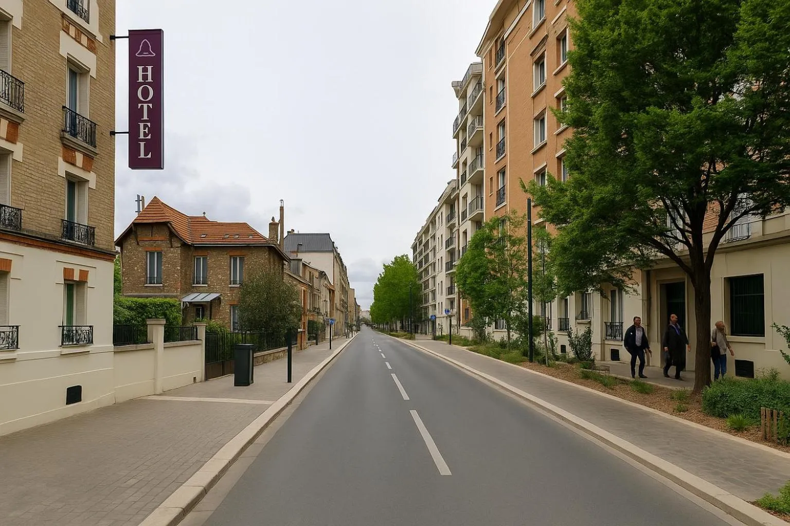 Property building in Hotel Arc Paris Porte d'Orléans