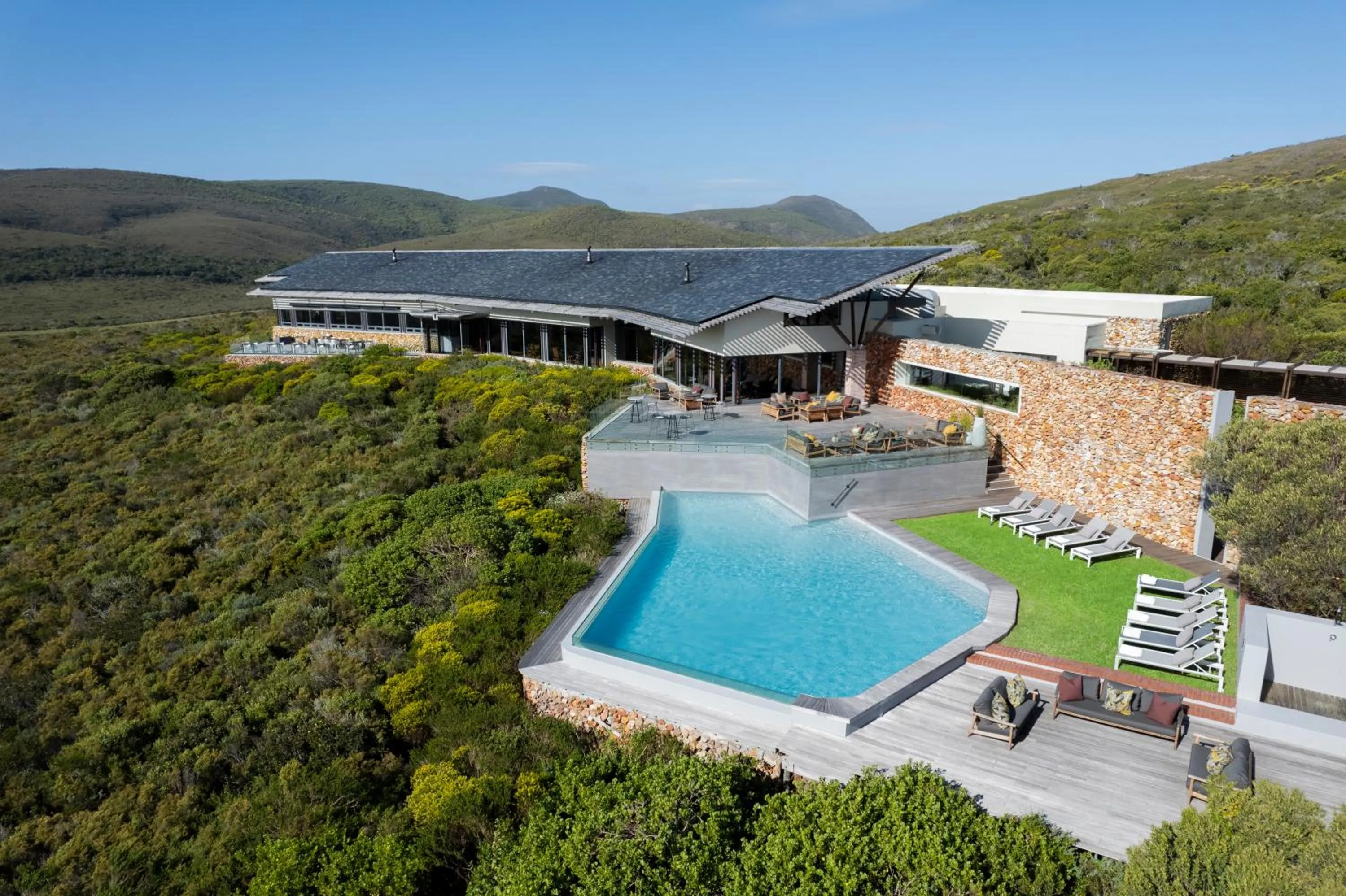 Property building in Grootbos Private Nature Reserve
