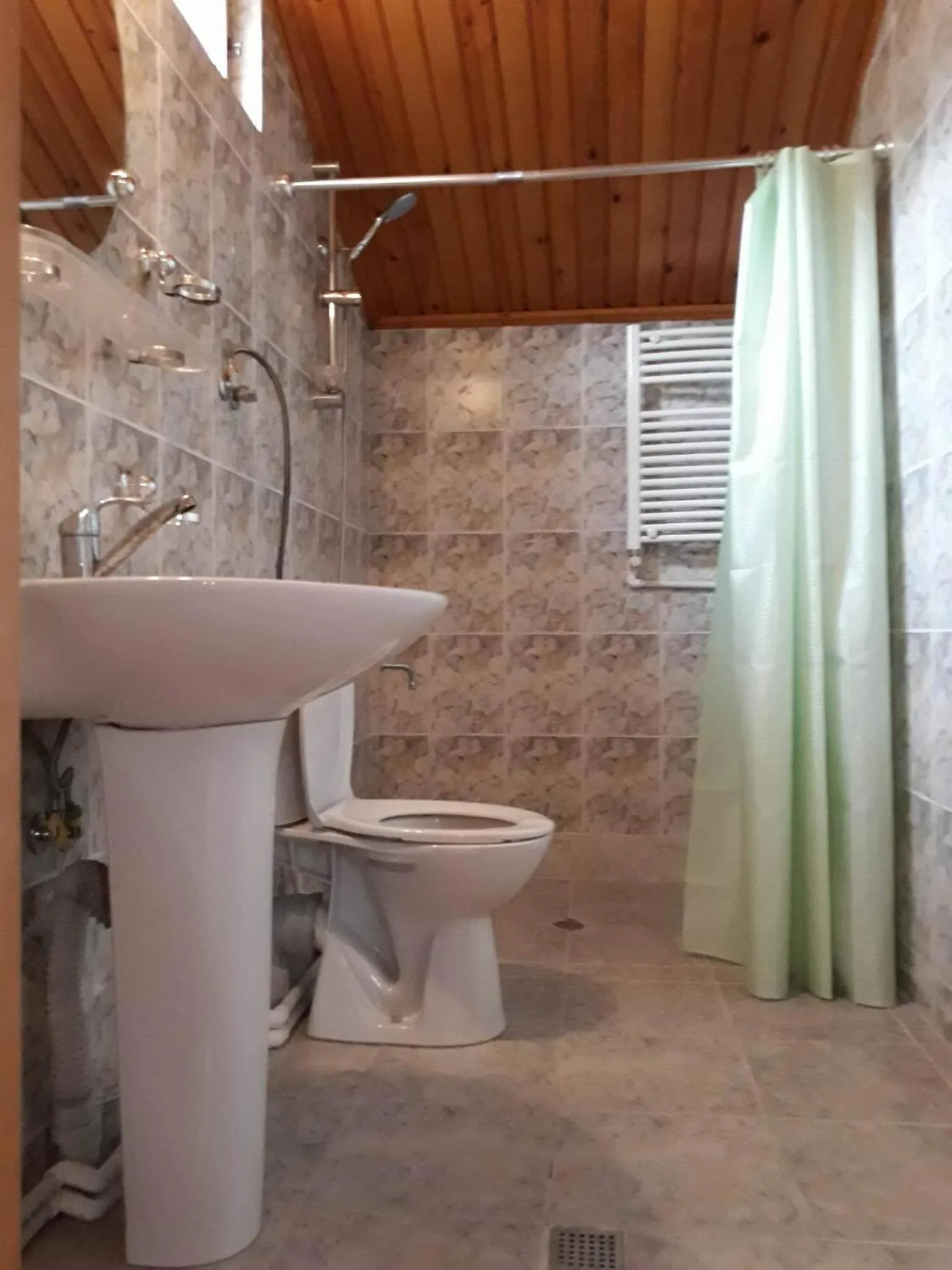 Shower in Safari House Tbilisi Wine & Family Hotel