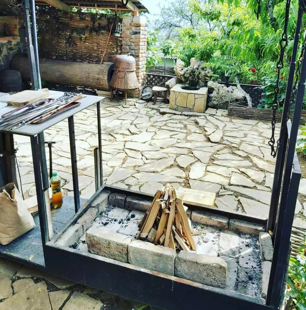 Patio in Safari House Tbilisi Wine & Family Hotel